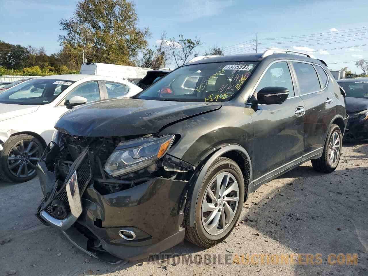 5N1AT2MV4FC913506 NISSAN ROGUE 2015