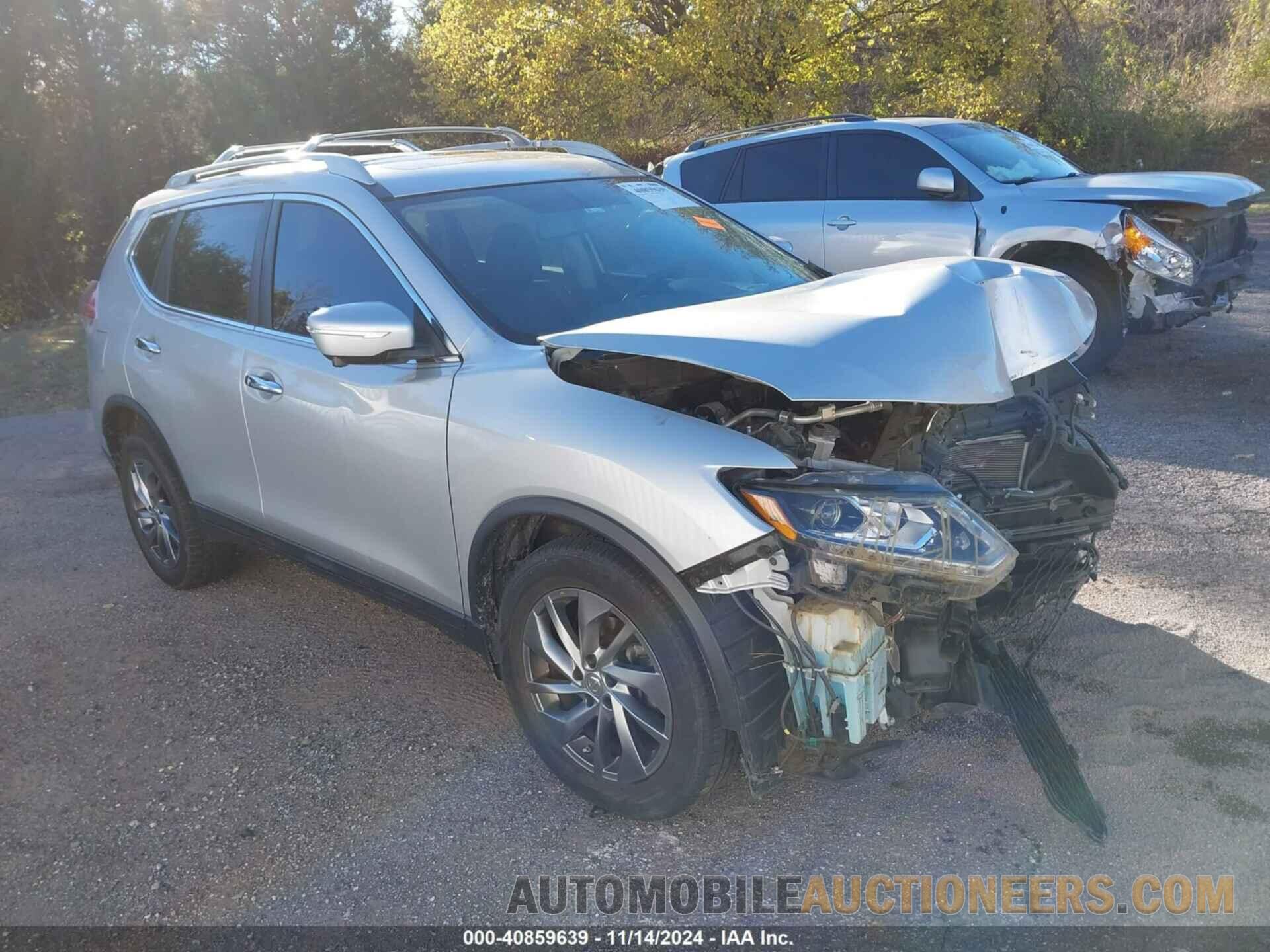 5N1AT2MV4FC913909 NISSAN ROGUE 2015