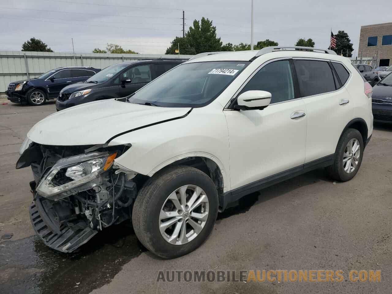 5N1AT2MV4GC925365 NISSAN ROGUE 2016