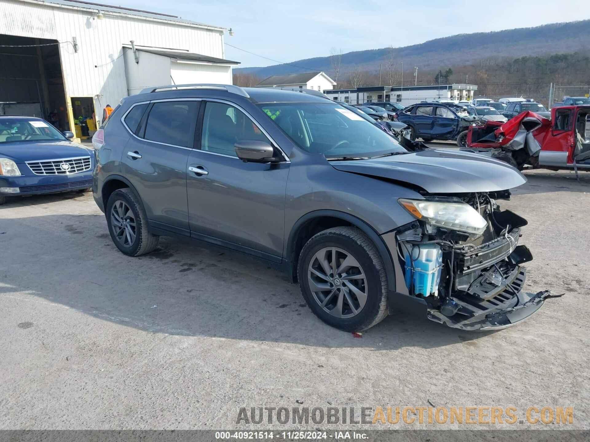 5N1AT2MV5GC758305 NISSAN ROGUE 2016