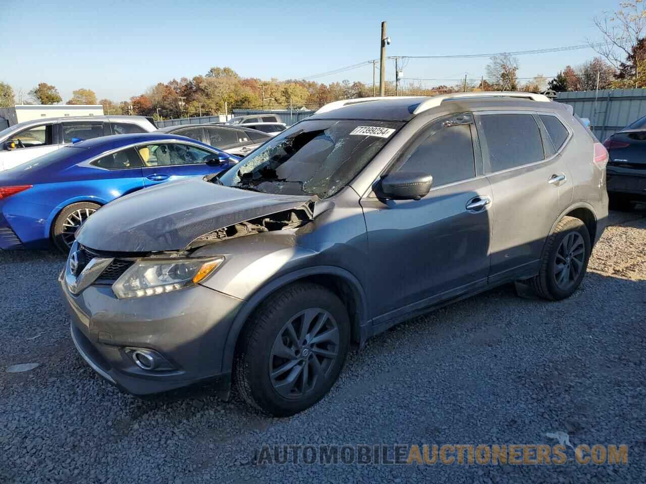 5N1AT2MV5GC922507 NISSAN ROGUE 2016