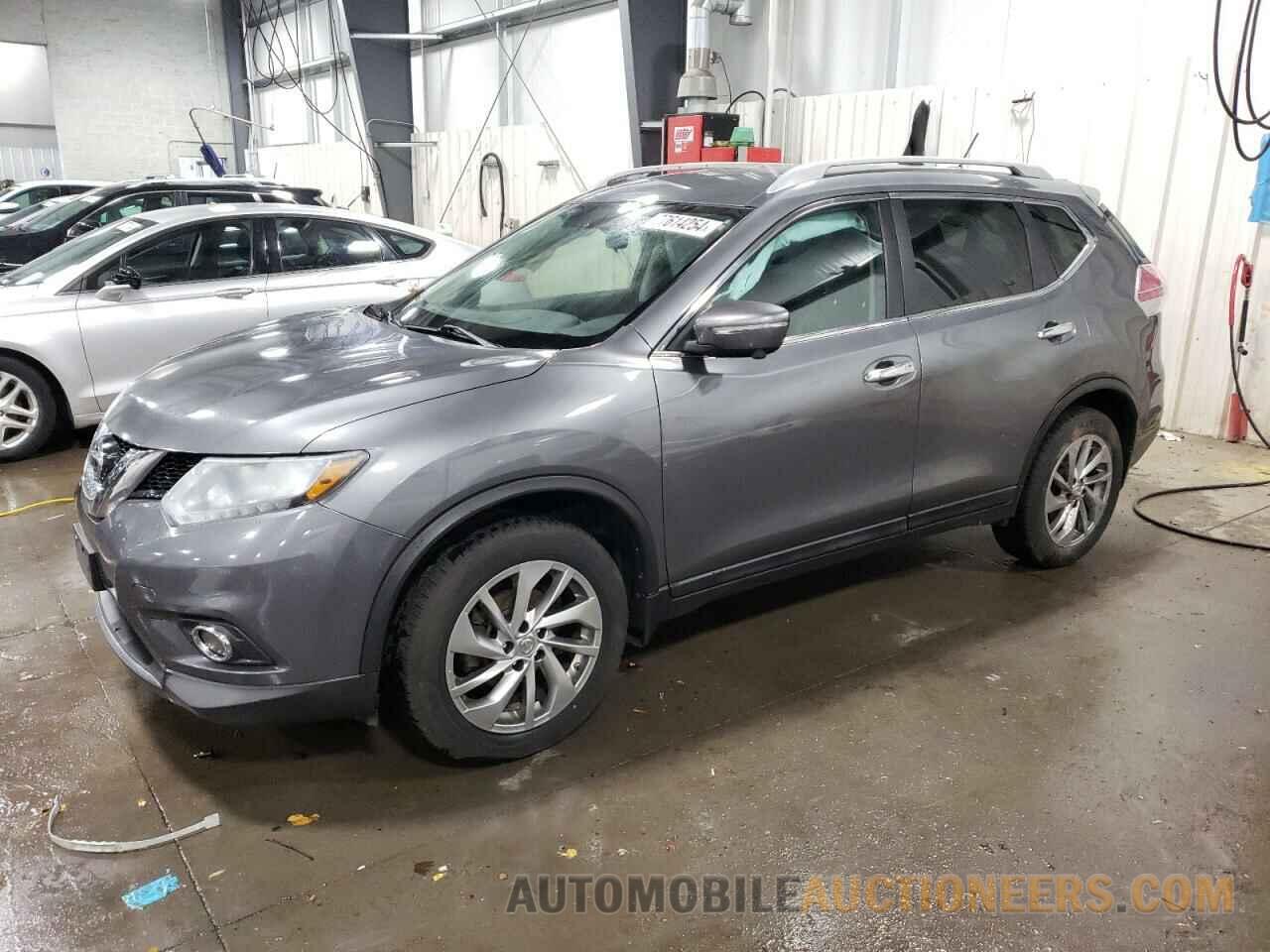 5N1AT2MV7EC838296 NISSAN ROGUE 2014