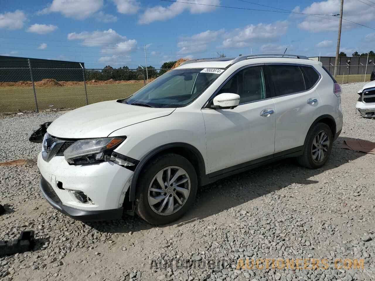 5N1AT2MV7FC761804 NISSAN ROGUE 2015