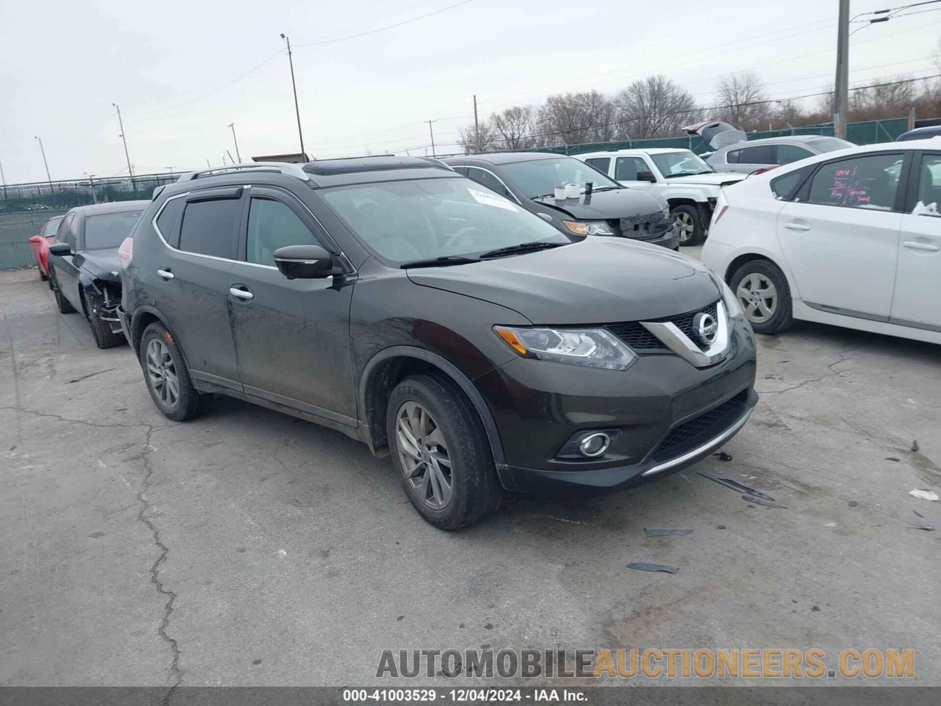 5N1AT2MV7FC914777 NISSAN ROGUE 2015