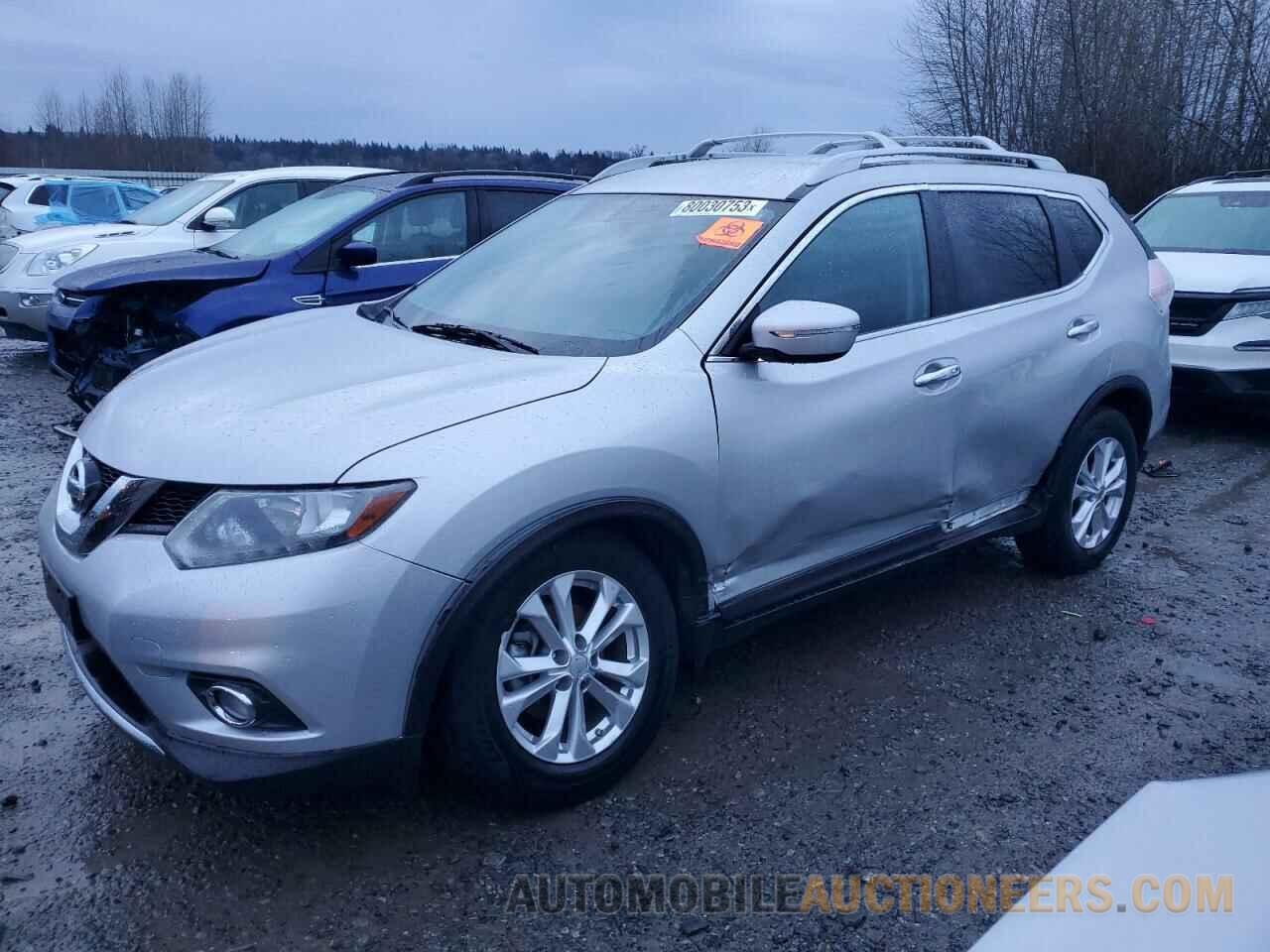 5N1AT2MV8EC861165 NISSAN ROGUE 2014