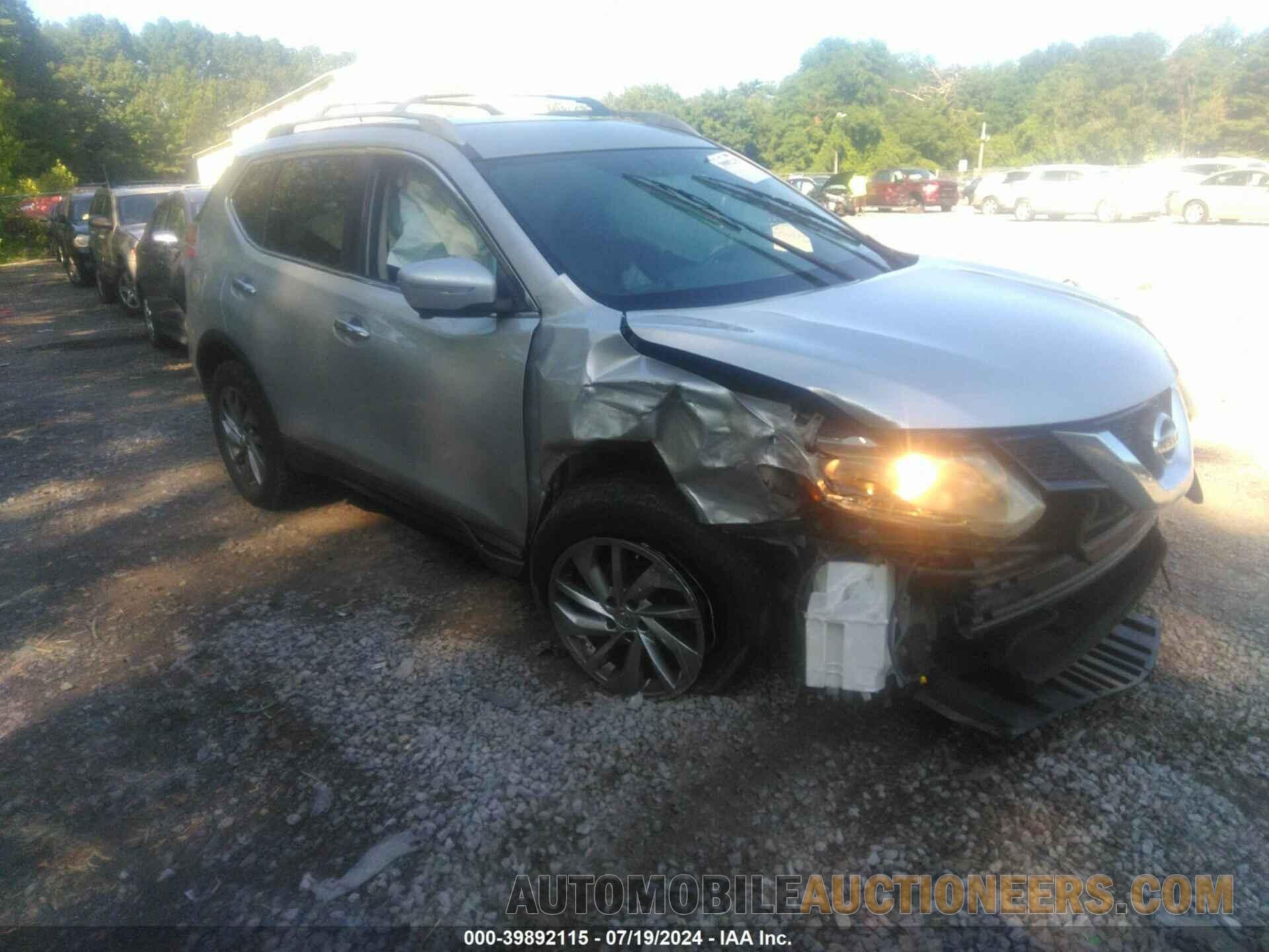 5N1AT2MV8FC793659 NISSAN ROGUE 2015