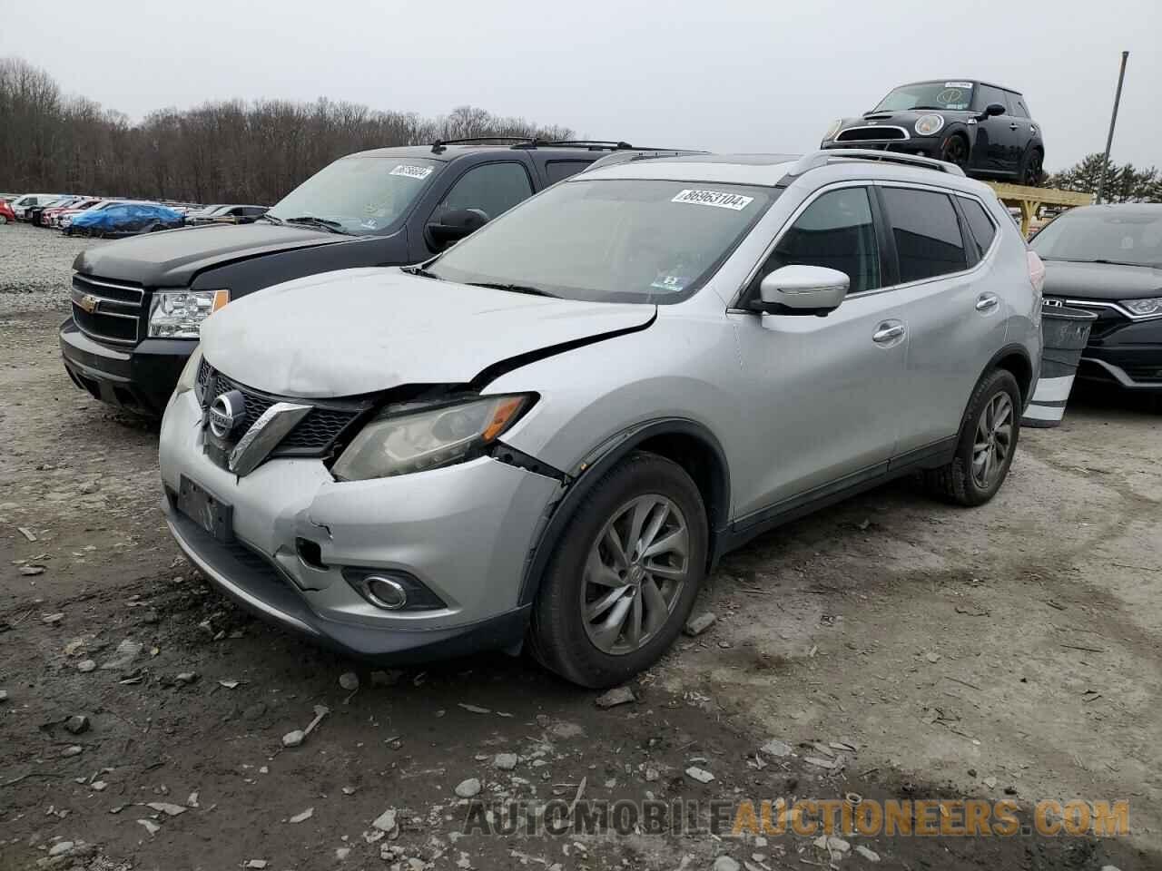 5N1AT2MV9FC799700 NISSAN ROGUE 2015