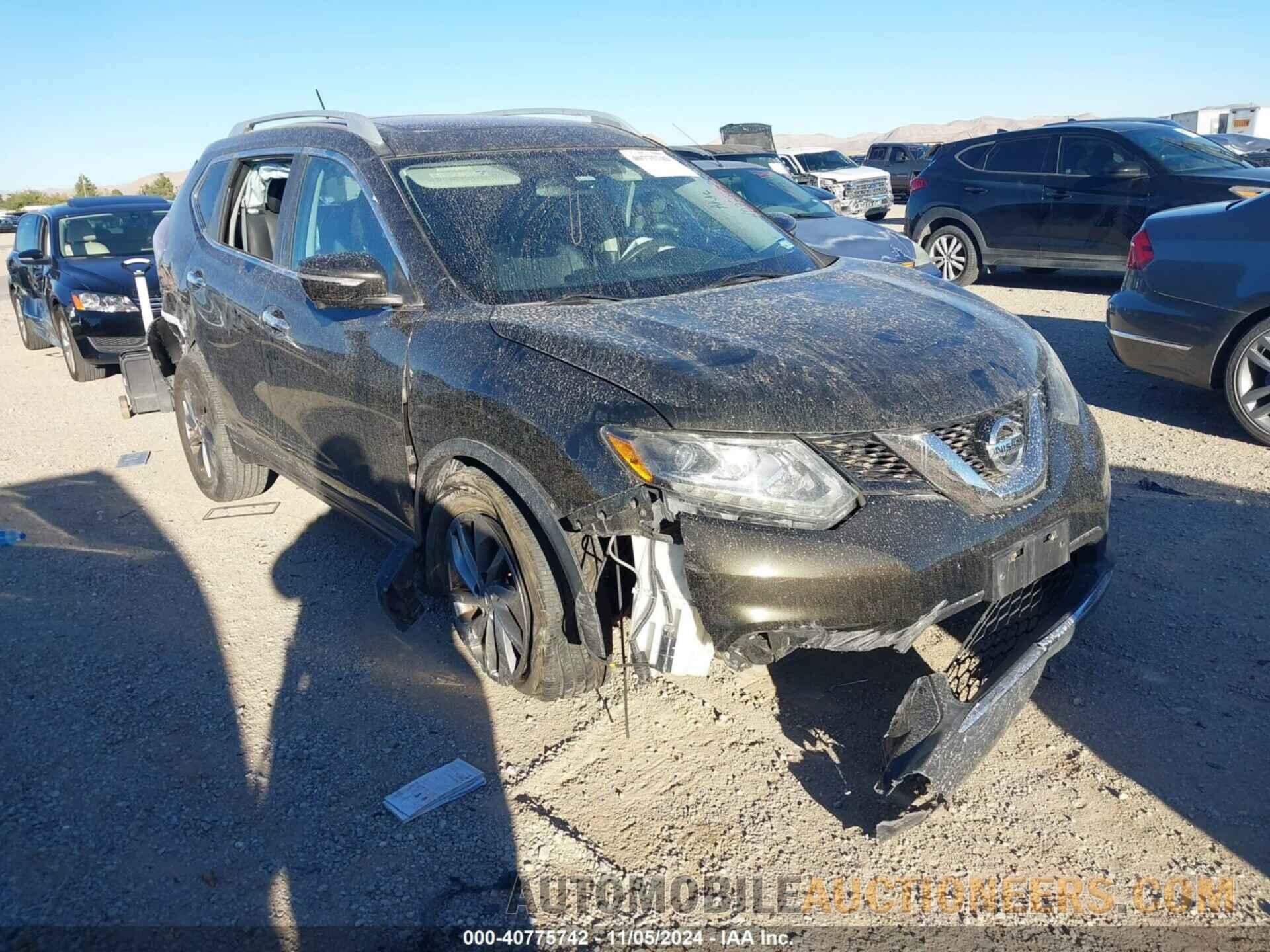 5N1AT2MV9FC809674 NISSAN ROGUE 2015