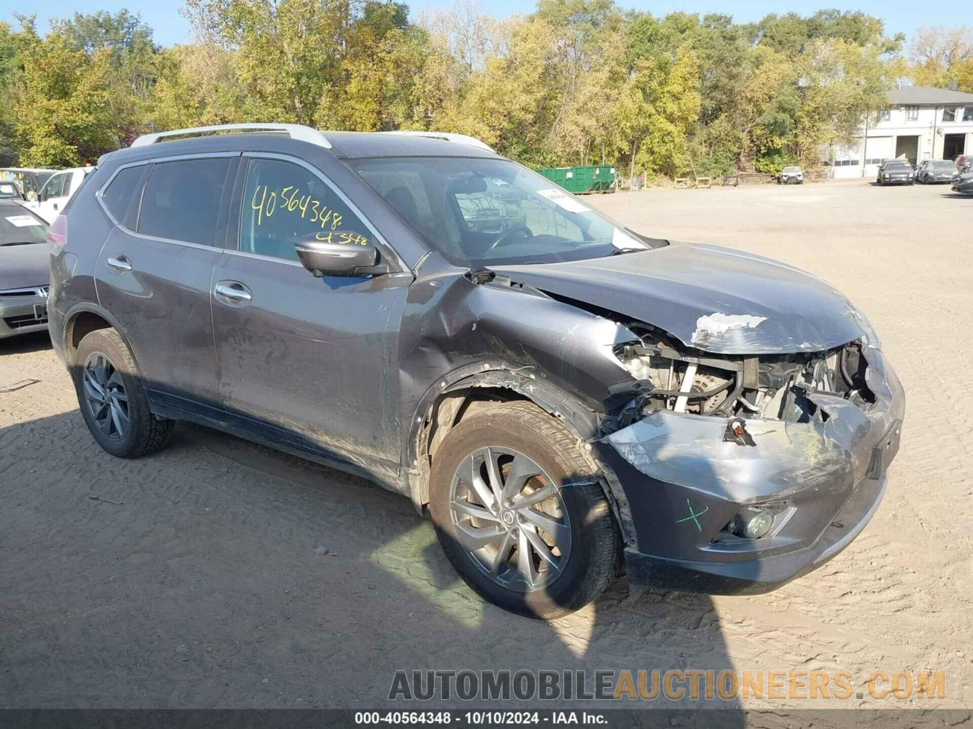 5N1AT2MV9FC875707 NISSAN ROGUE 2015