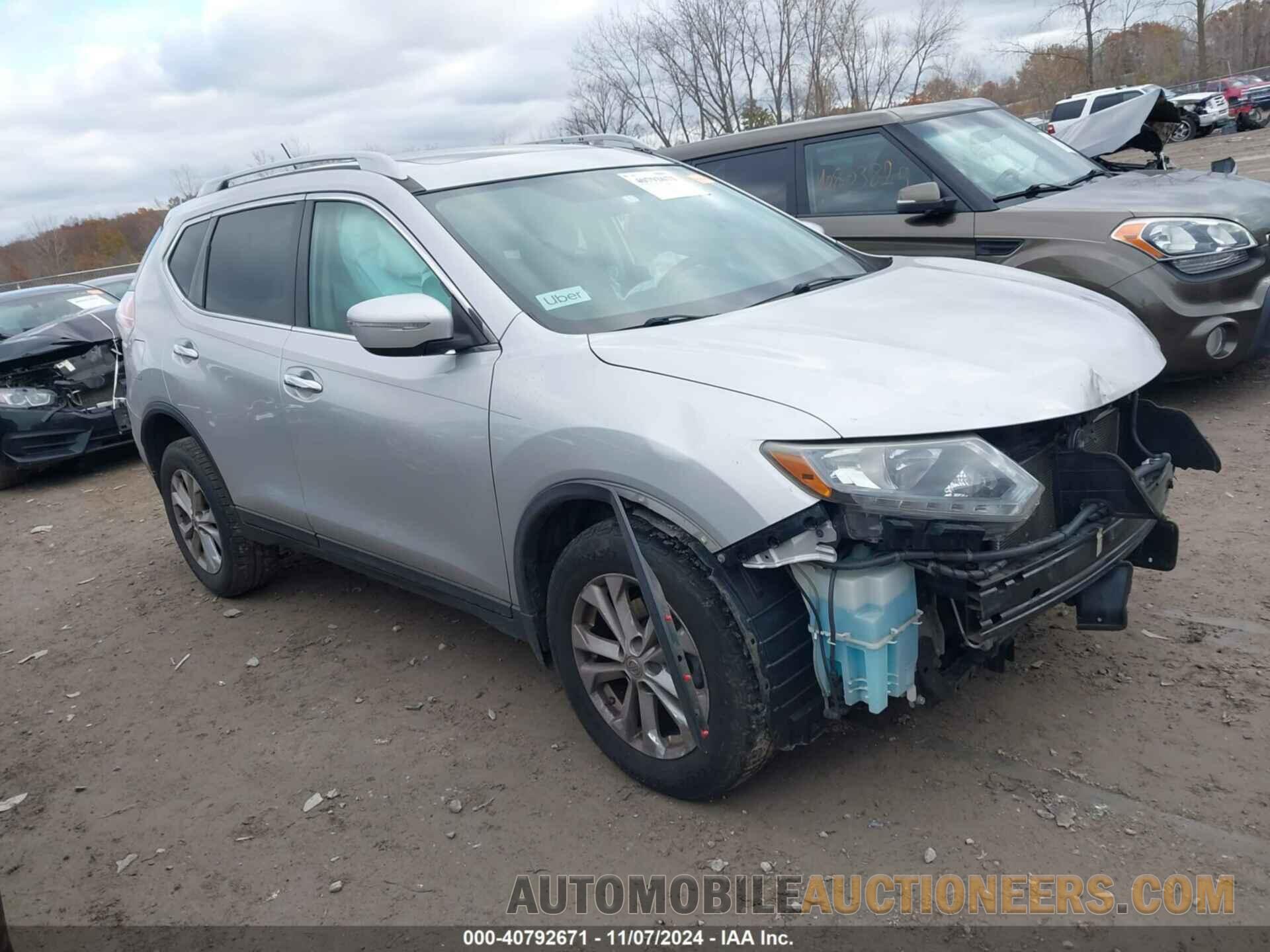 5N1AT2MV9FC911072 NISSAN ROGUE 2015