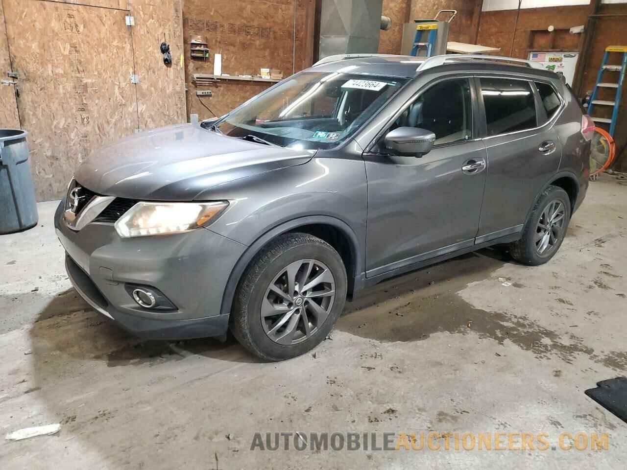 5N1AT2MV9GC758274 NISSAN ROGUE 2016