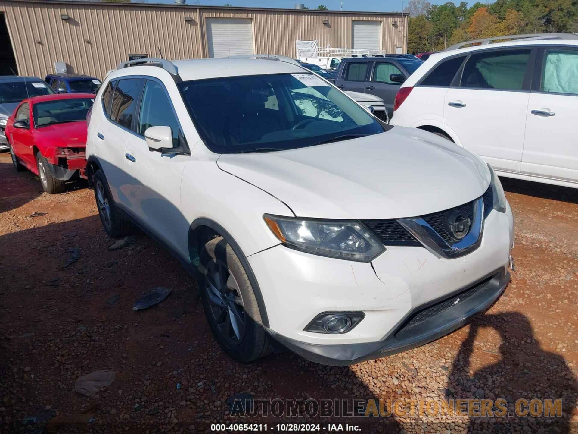 5N1AT2MVXEC754800 NISSAN ROGUE 2014