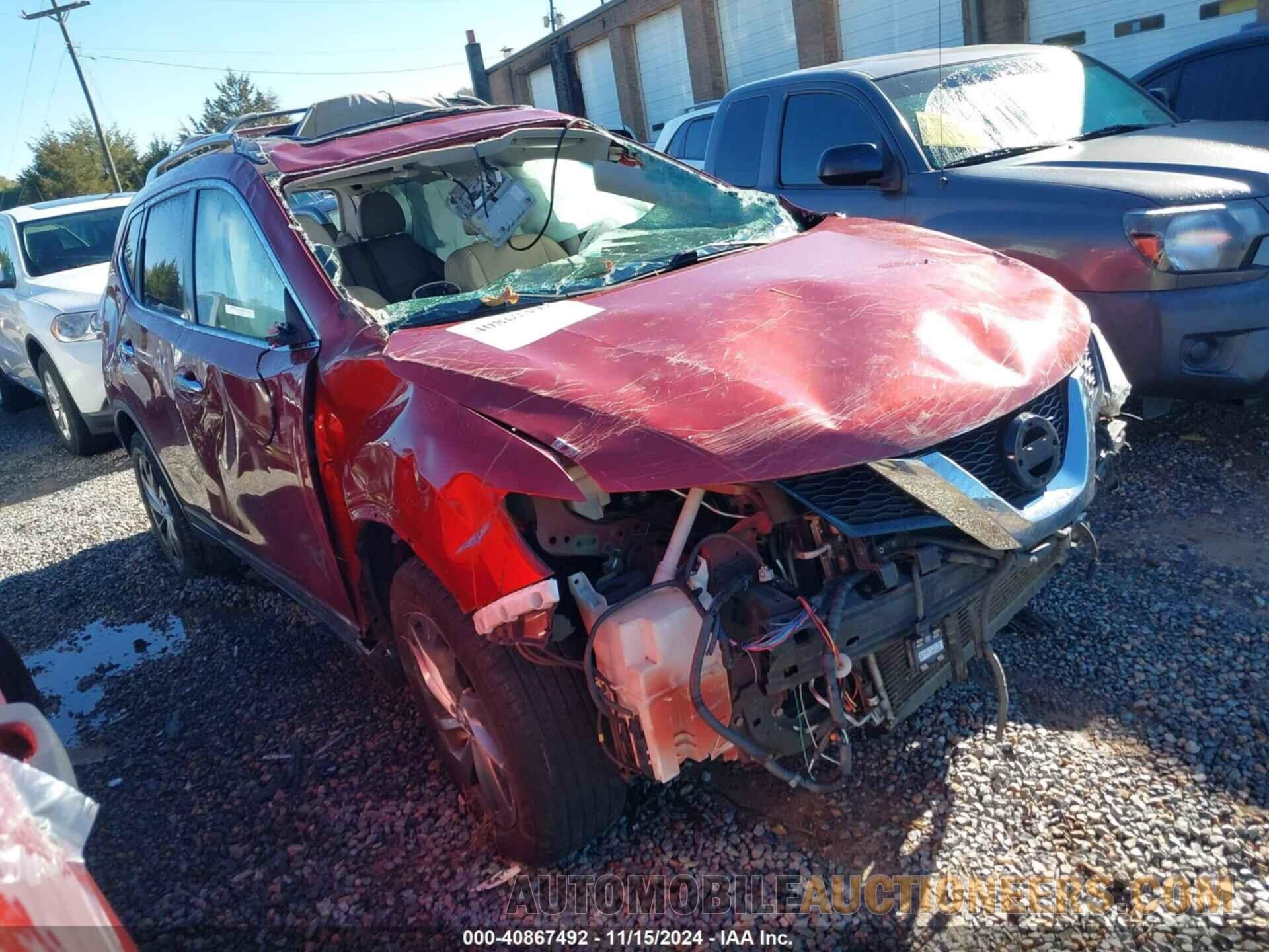 5N1AT2MVXEC812632 NISSAN ROGUE 2014