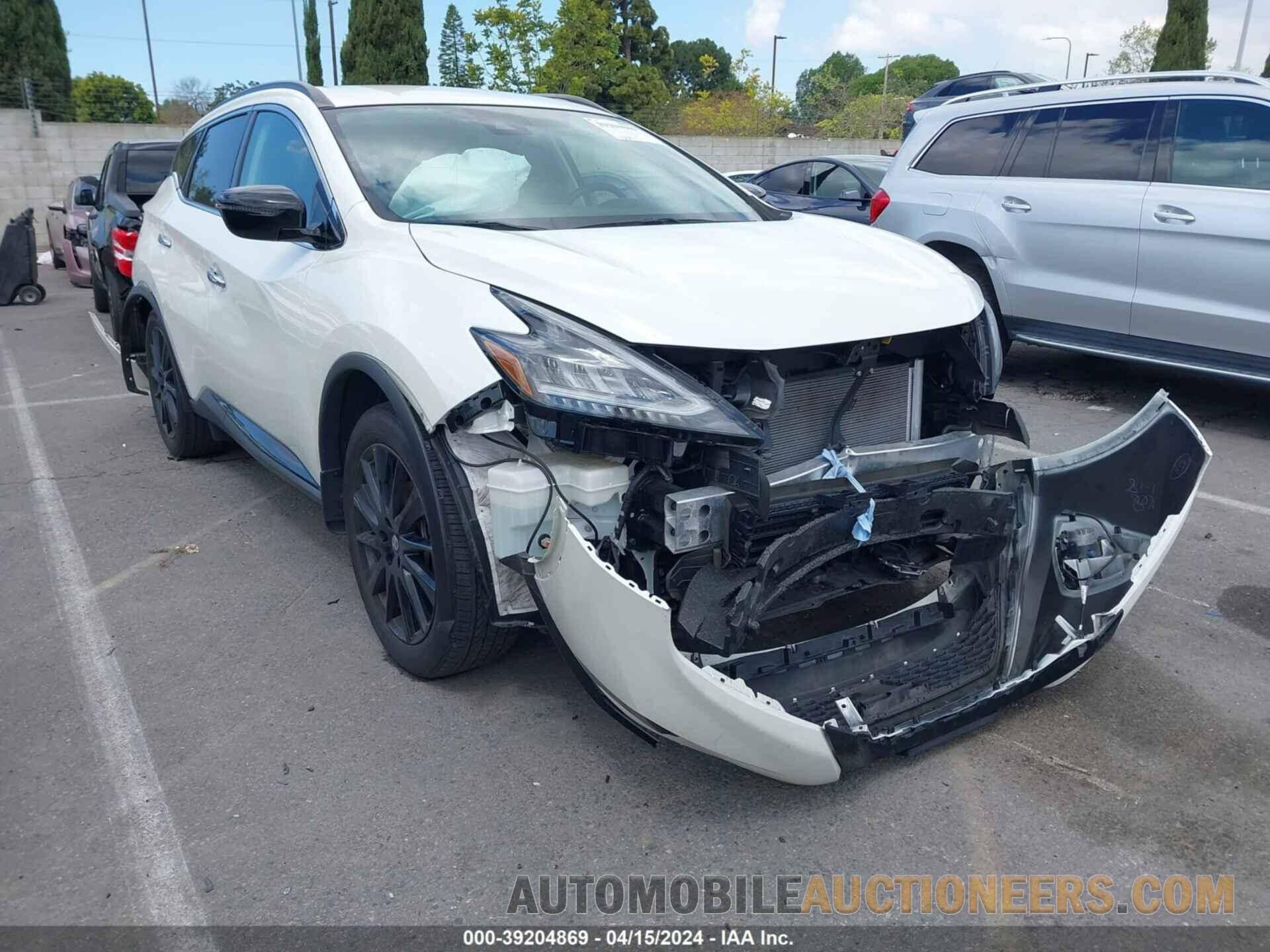 5N1AZ2BJ7NC115689 NISSAN MURANO 2022