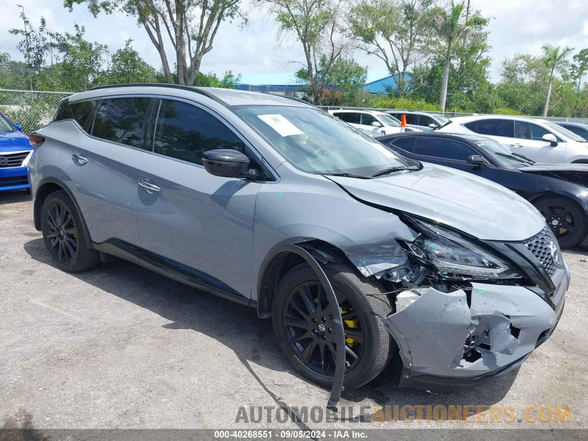 5N1AZ2BJ8NC124272 NISSAN MURANO 2022