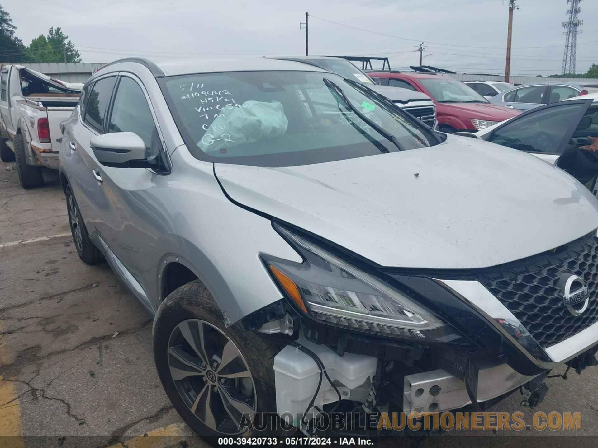 5N1AZ2BS9MC116592 NISSAN MURANO 2021