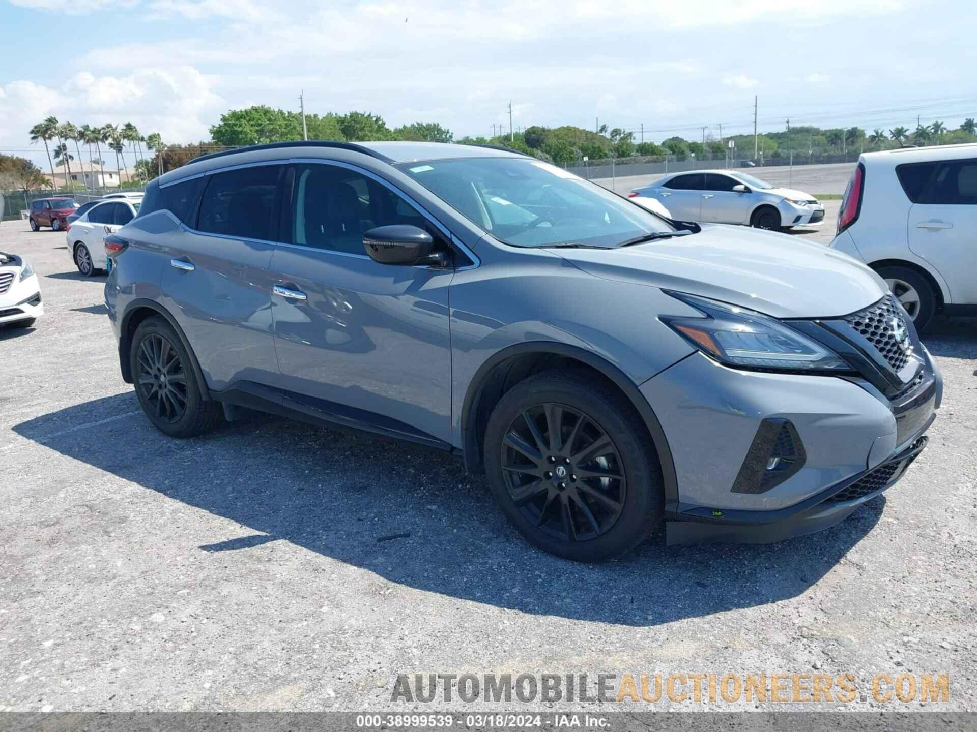 5N1AZ2BSXNC123844 NISSAN MURANO 2022