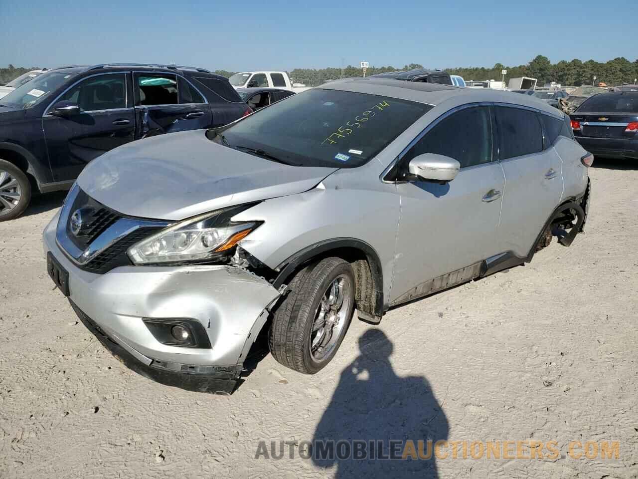 5N1AZ2MG0FN243652 NISSAN MURANO 2015