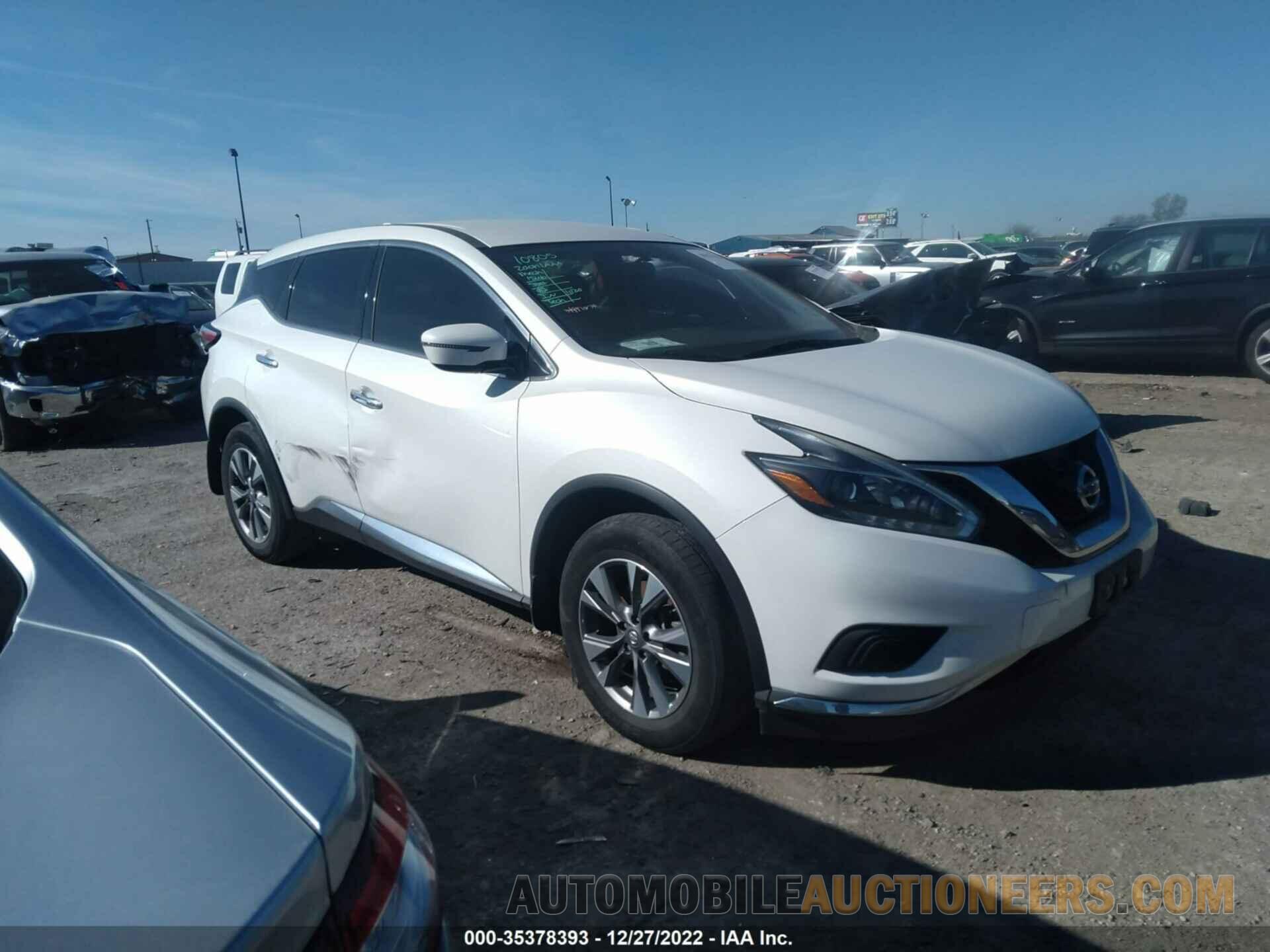 5N1AZ2MG0JN134102 NISSAN MURANO 2018