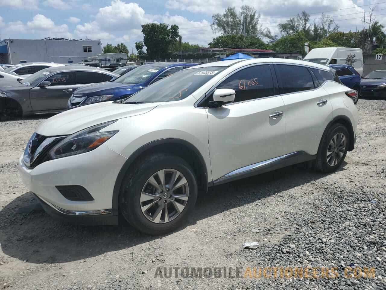 5N1AZ2MG0JN165222 NISSAN MURANO 2018