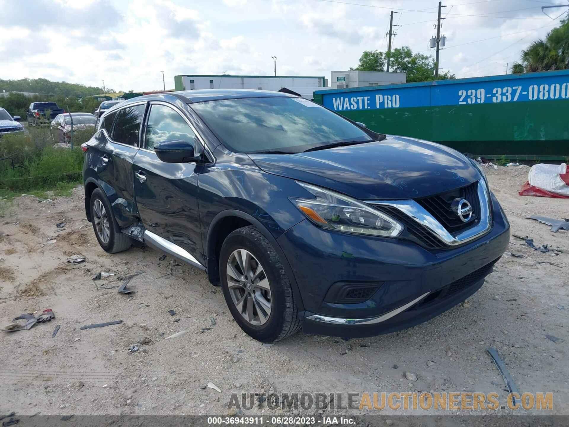 5N1AZ2MG0JN183199 NISSAN MURANO 2018