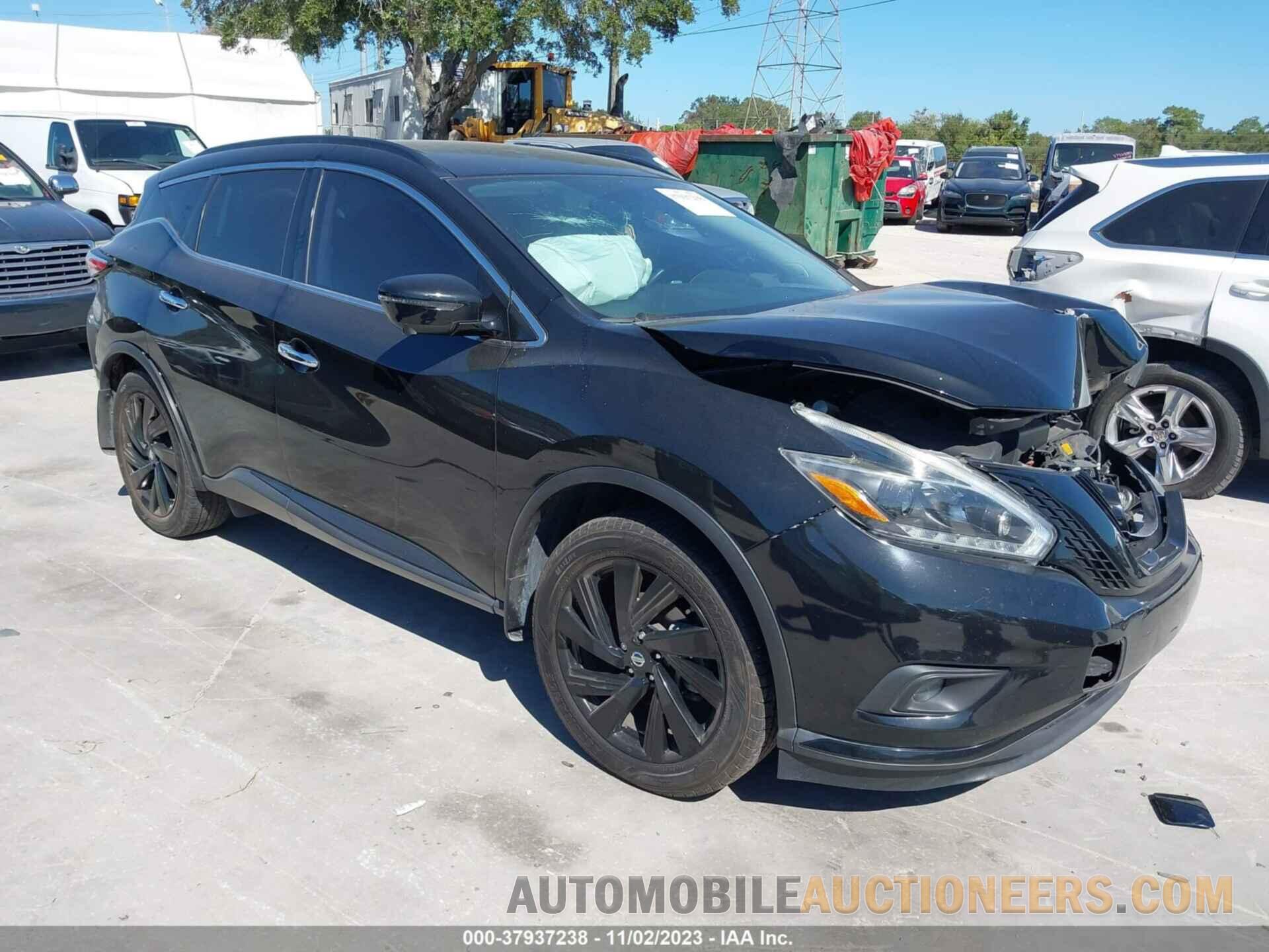 5N1AZ2MG1JN136943 NISSAN MURANO 2018