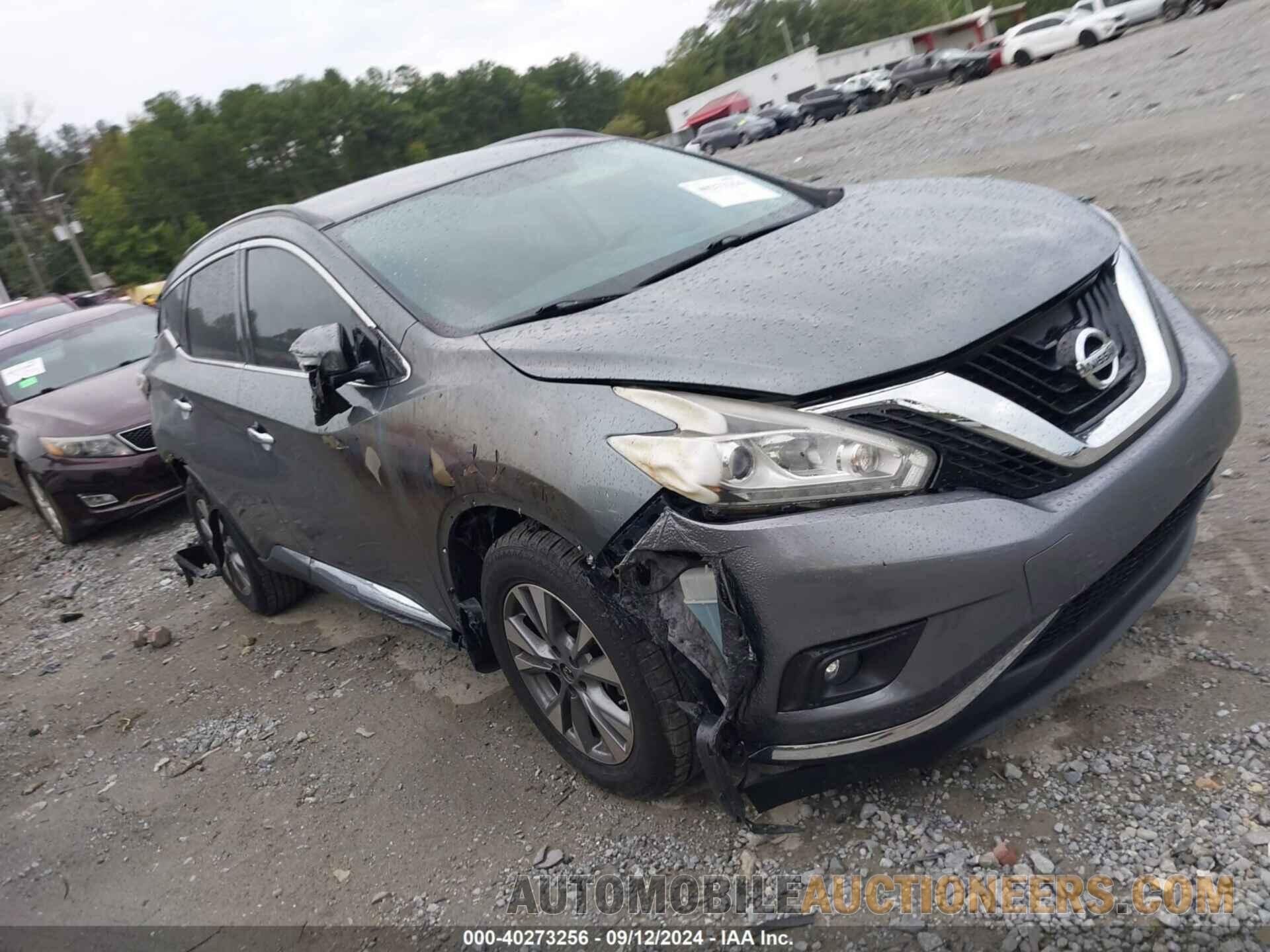 5N1AZ2MG3FN256458 NISSAN MURANO 2015