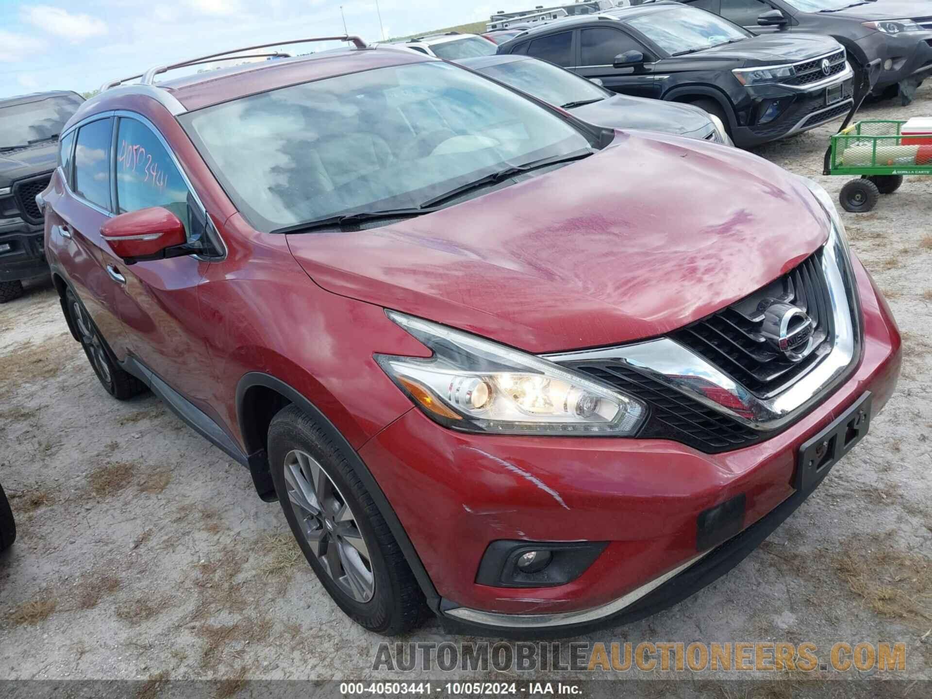 5N1AZ2MG3FN280209 NISSAN MURANO 2015