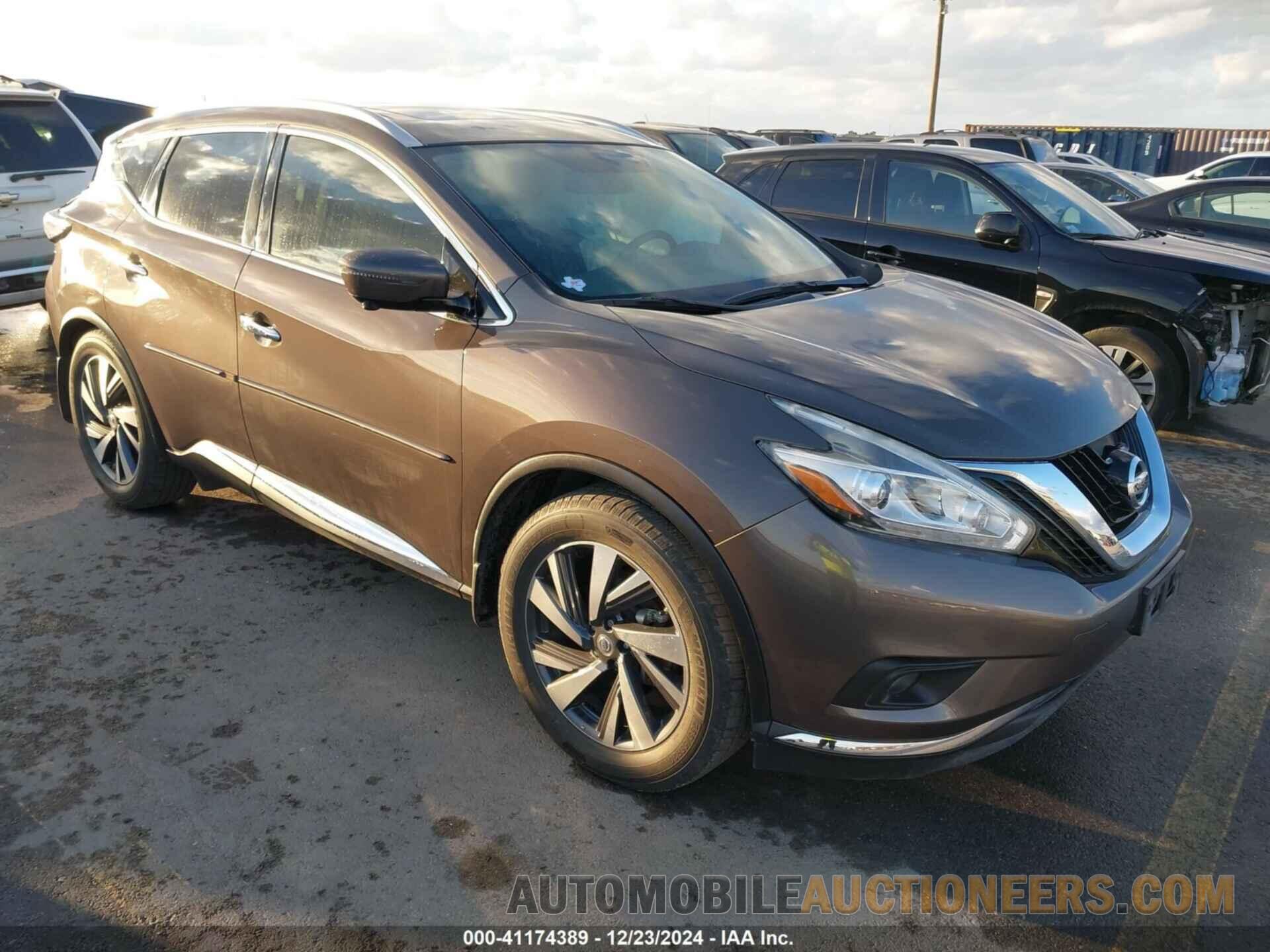 5N1AZ2MG3FN288536 NISSAN MURANO 2015