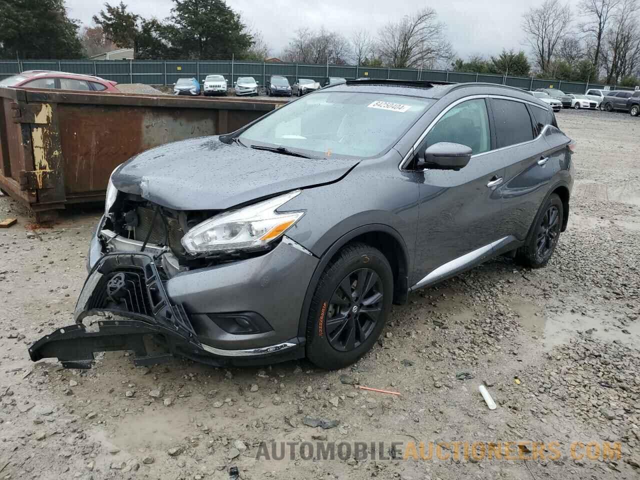 5N1AZ2MG3HN202077 NISSAN MURANO 2017