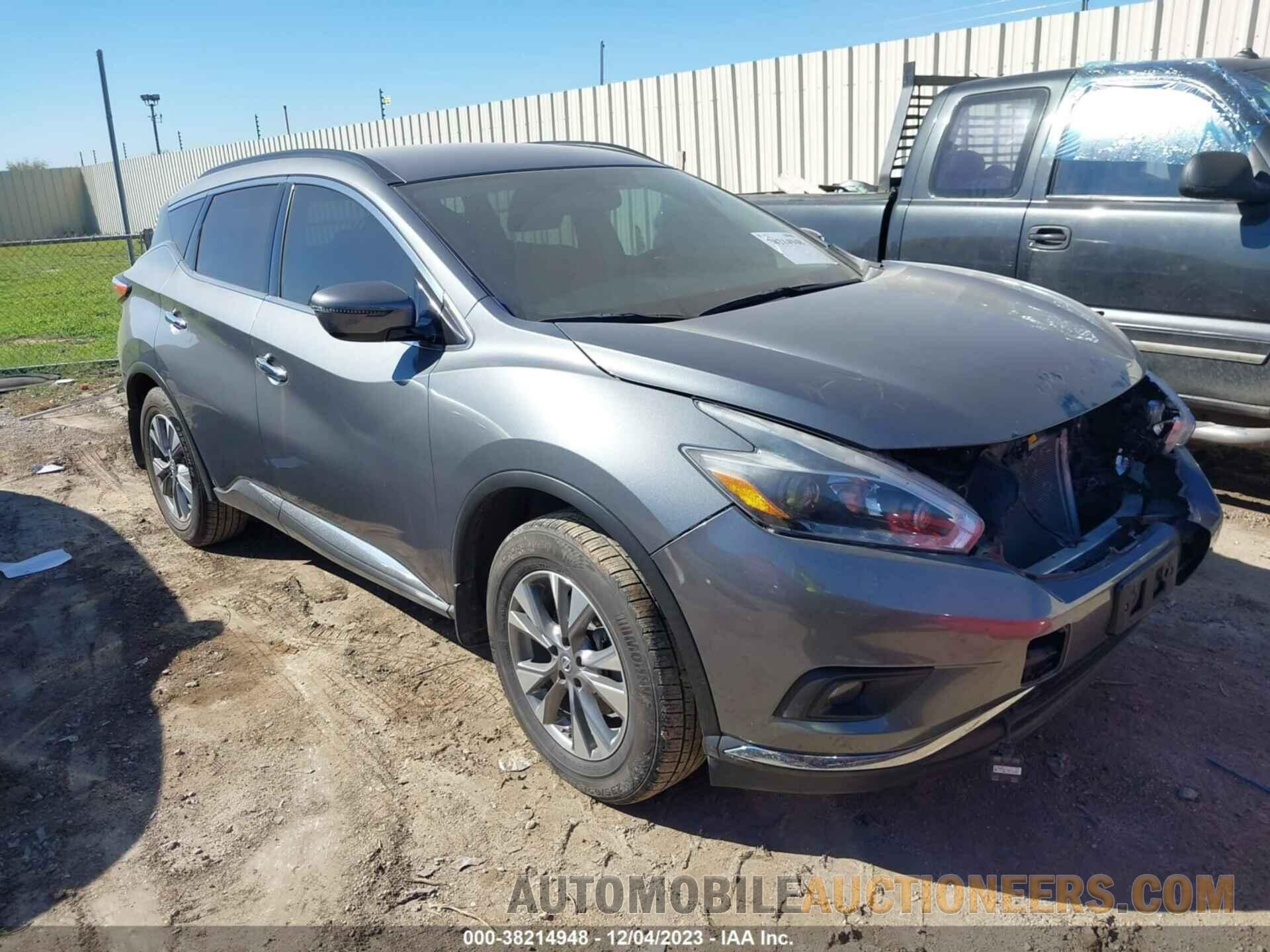 5N1AZ2MG3JN138189 NISSAN MURANO 2018