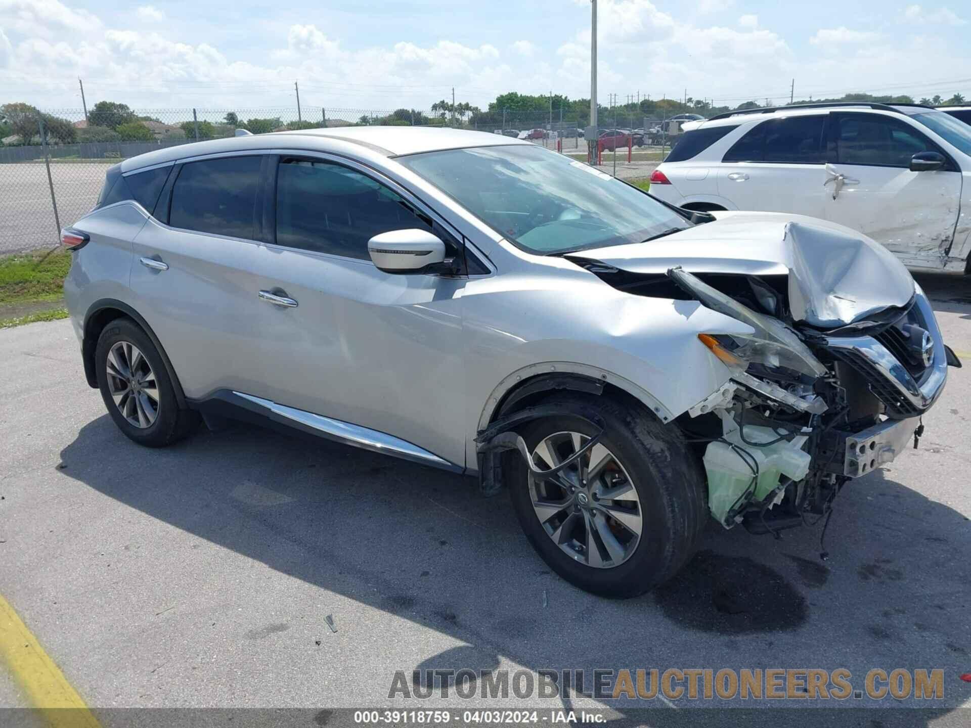 5N1AZ2MG3JN188610 NISSAN MURANO 2018