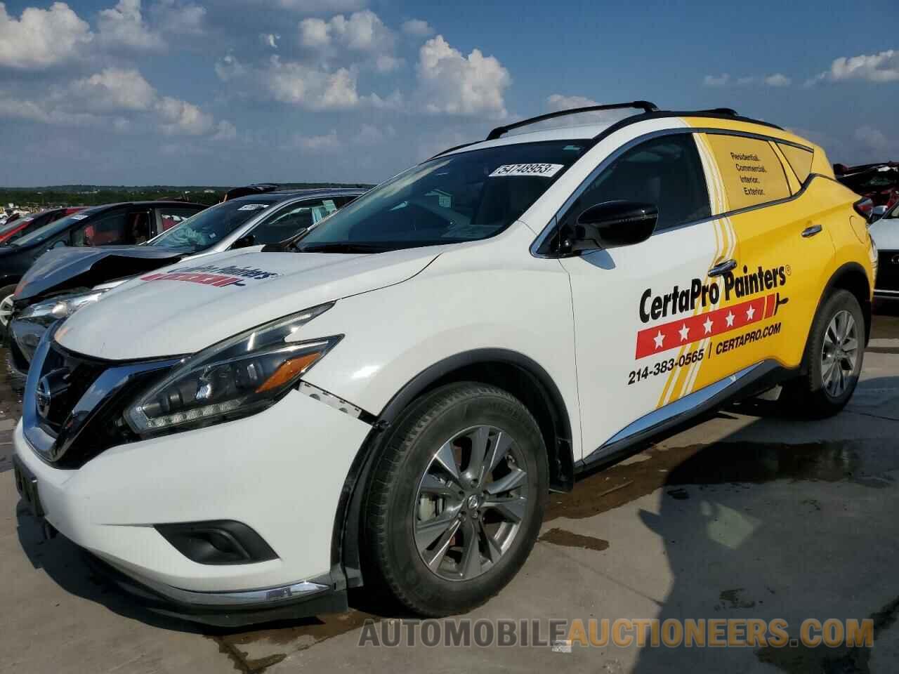 5N1AZ2MG4JN173808 NISSAN MURANO 2018