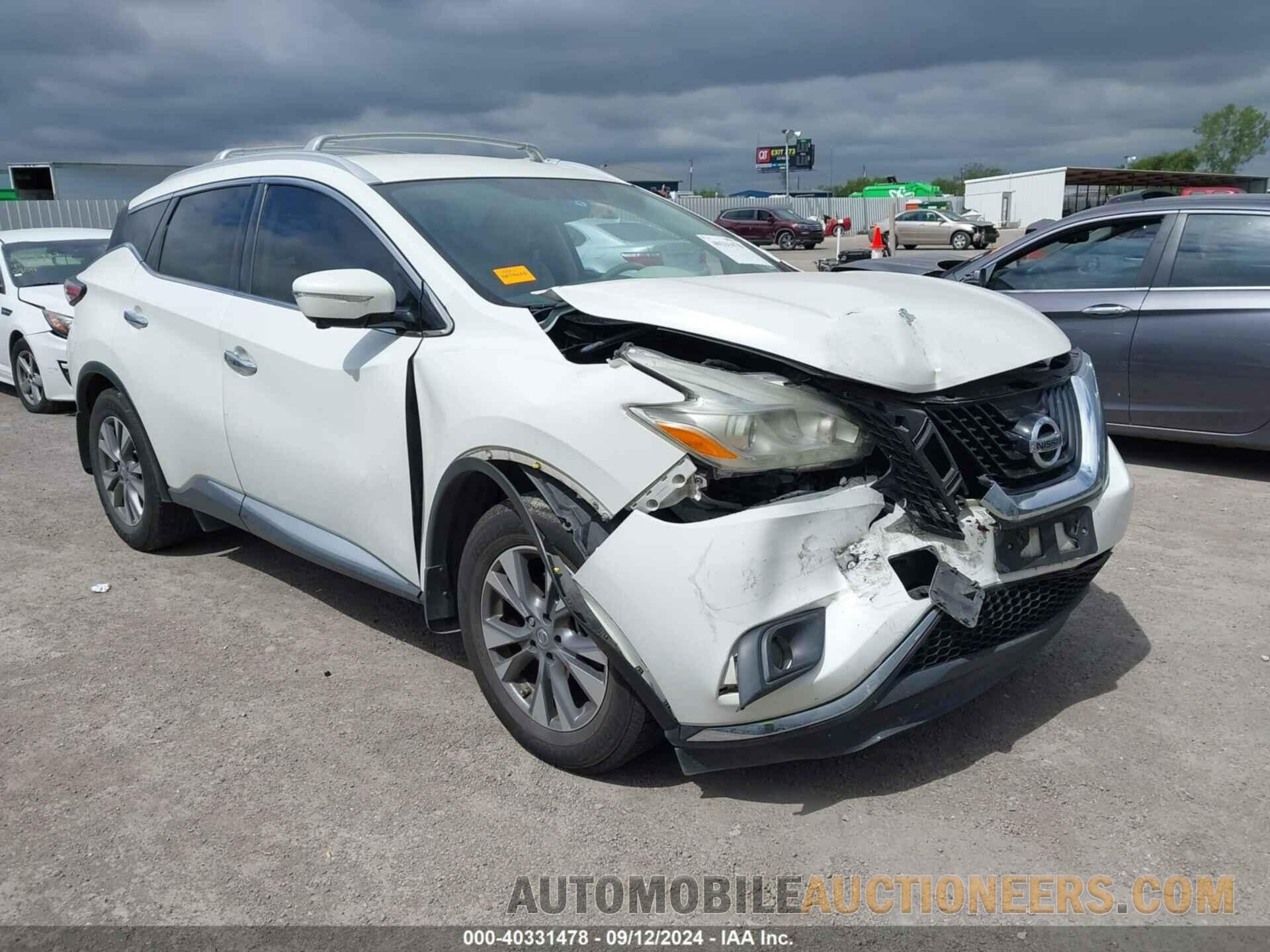 5N1AZ2MG5FN234347 NISSAN MURANO 2015