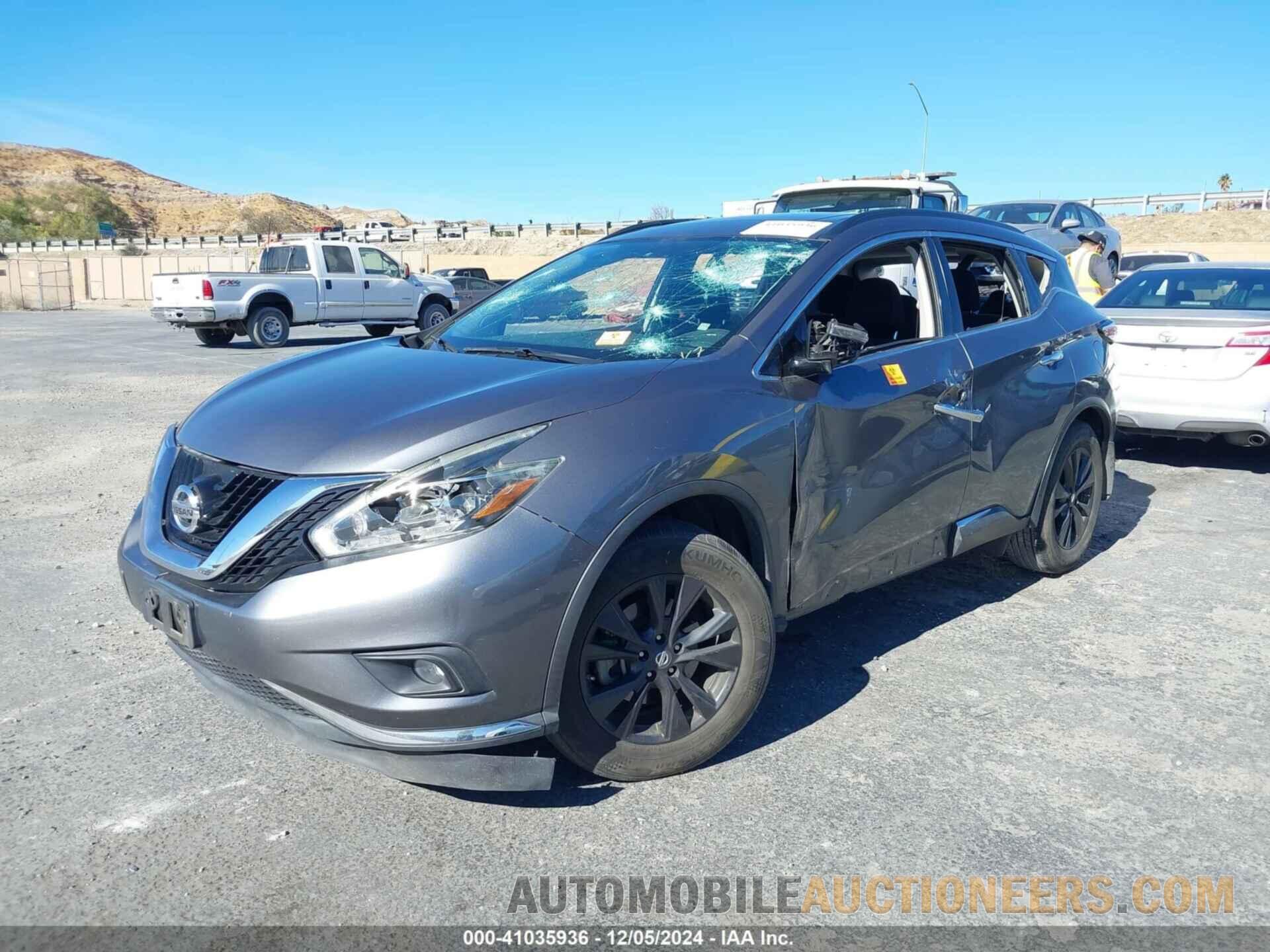 5N1AZ2MG5JN103816 NISSAN MURANO 2018