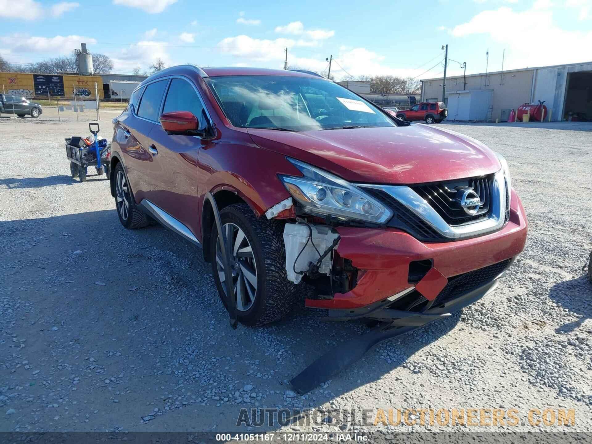 5N1AZ2MG5JN180542 NISSAN MURANO 2018