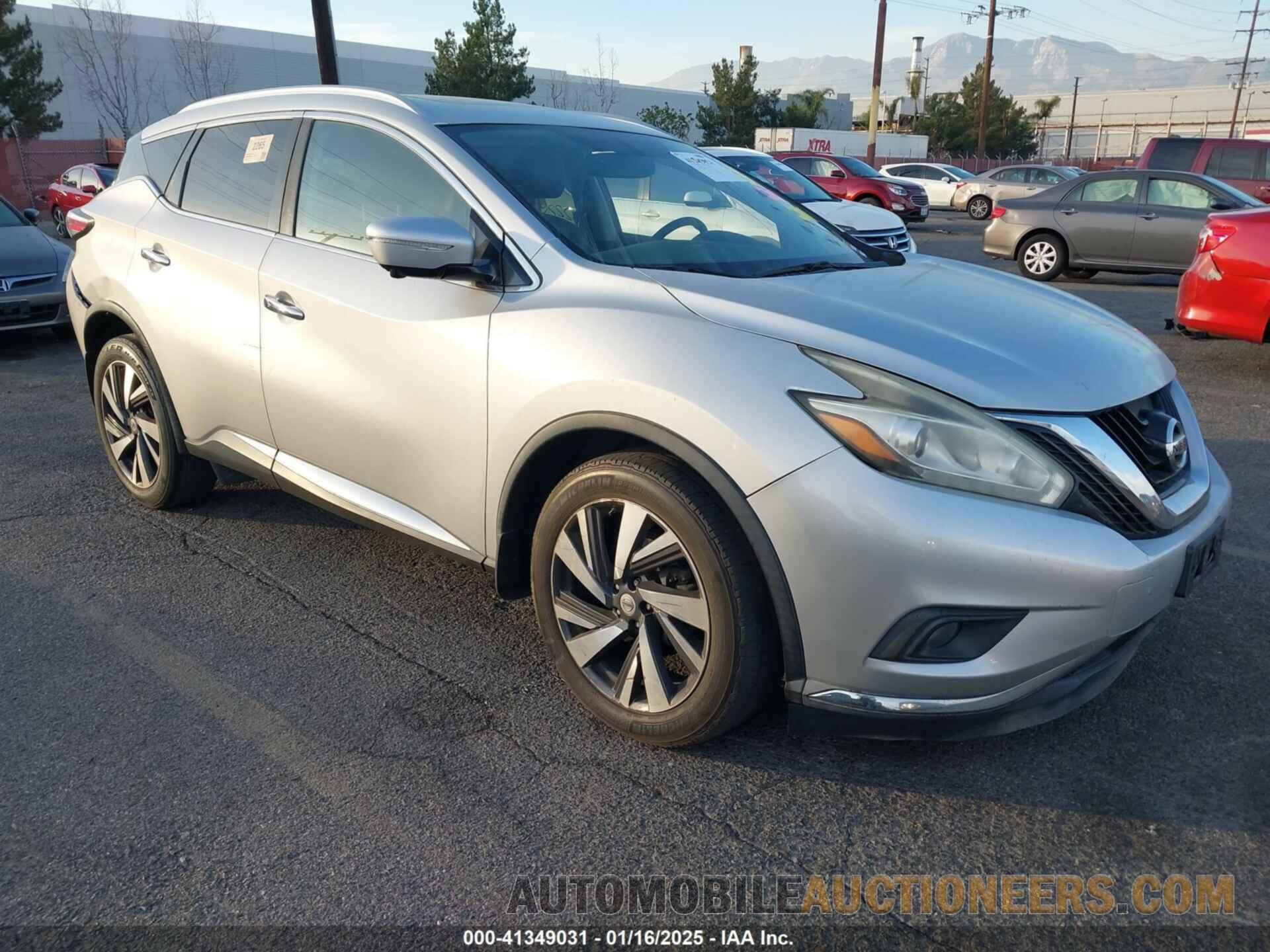 5N1AZ2MG6FN245082 NISSAN MURANO 2015