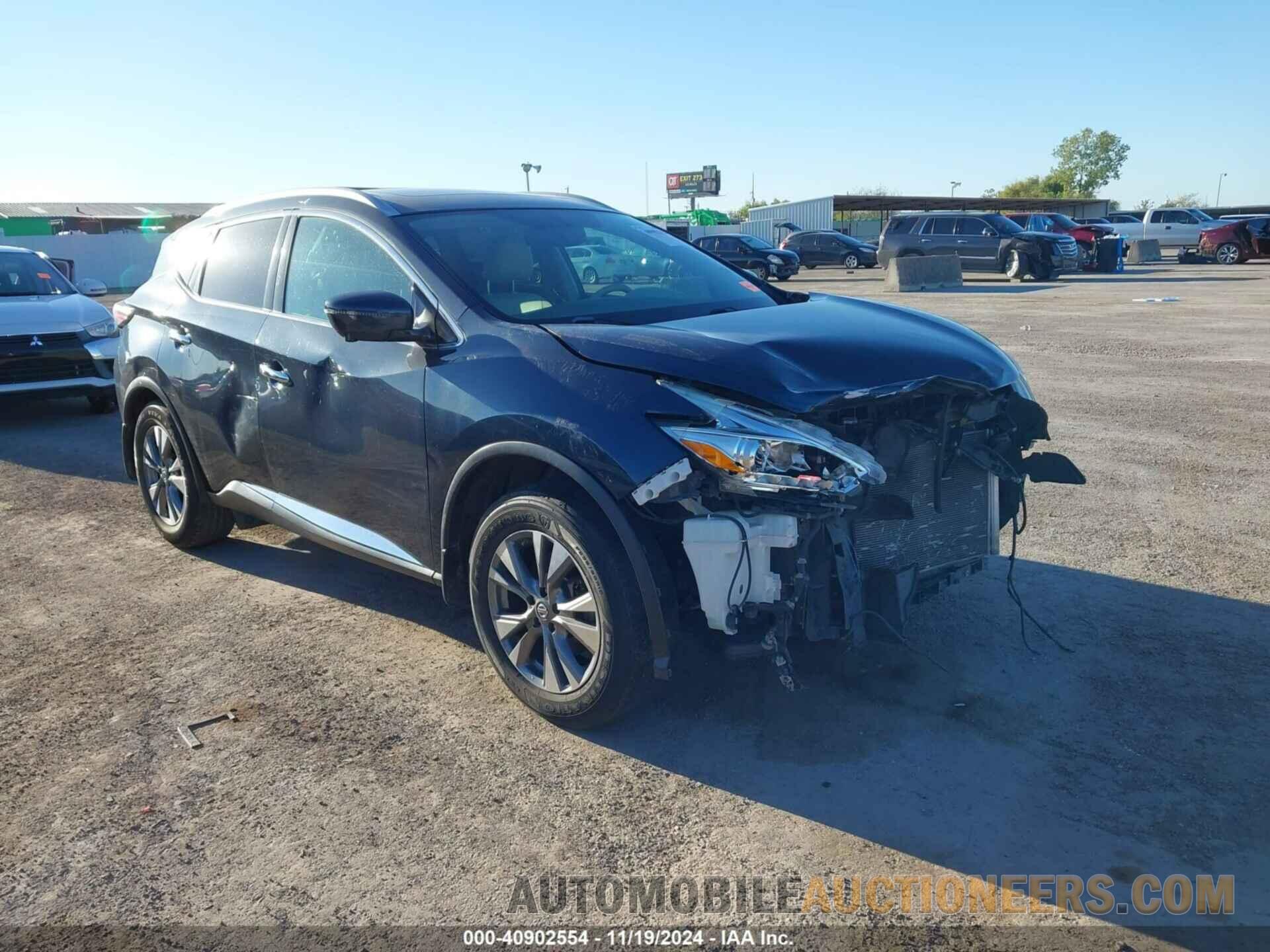 5N1AZ2MG6HN134843 NISSAN MURANO 2017