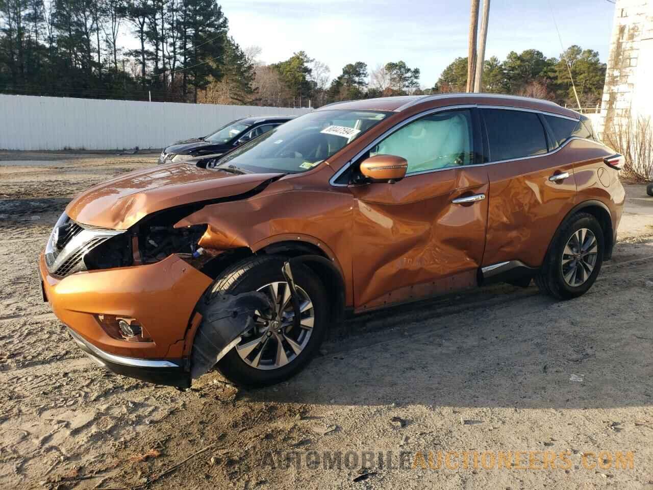 5N1AZ2MG7GN123395 NISSAN MURANO 2016