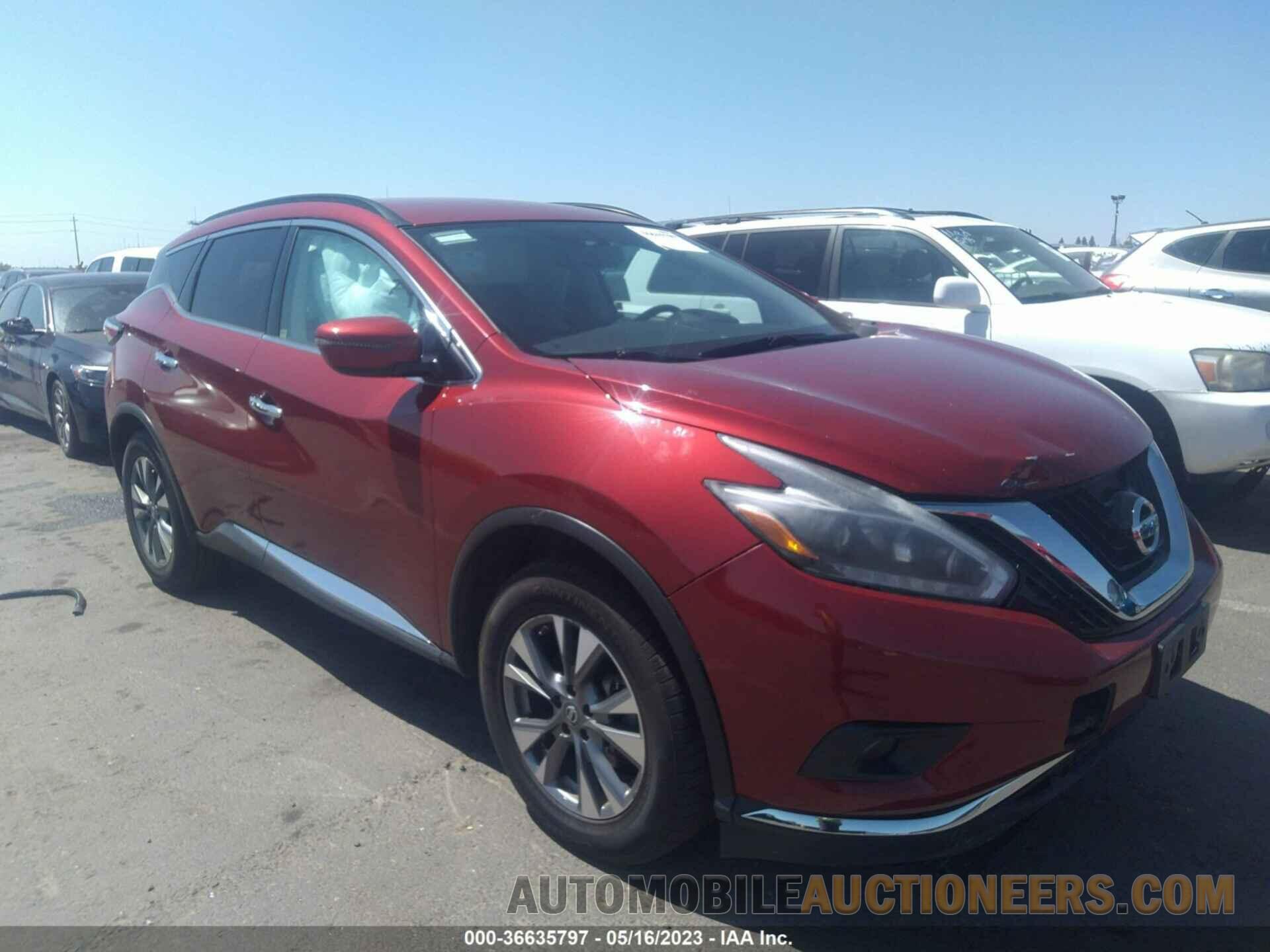 5N1AZ2MG8JN132243 NISSAN MURANO 2018