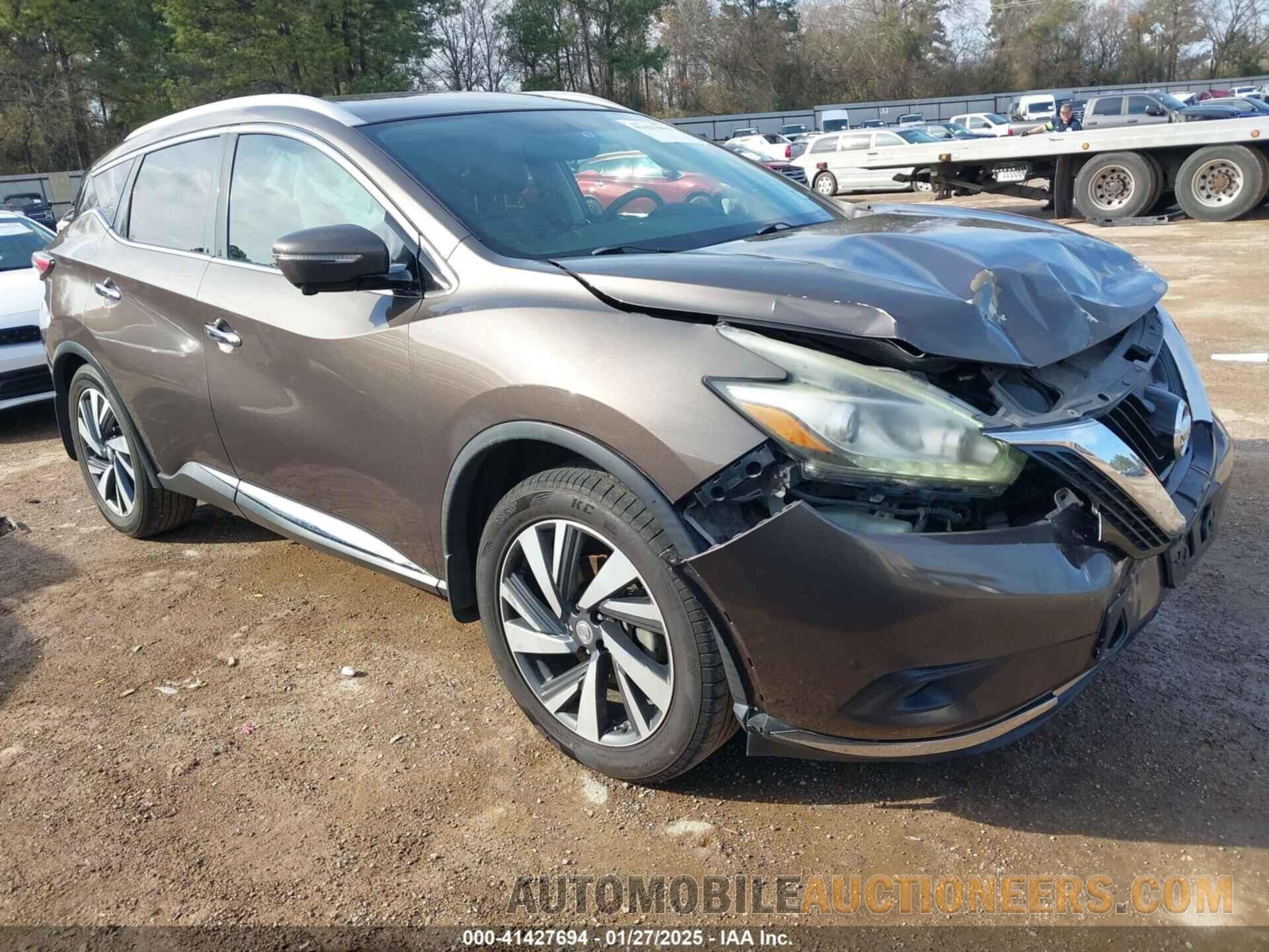 5N1AZ2MGXFN243612 NISSAN MURANO 2015