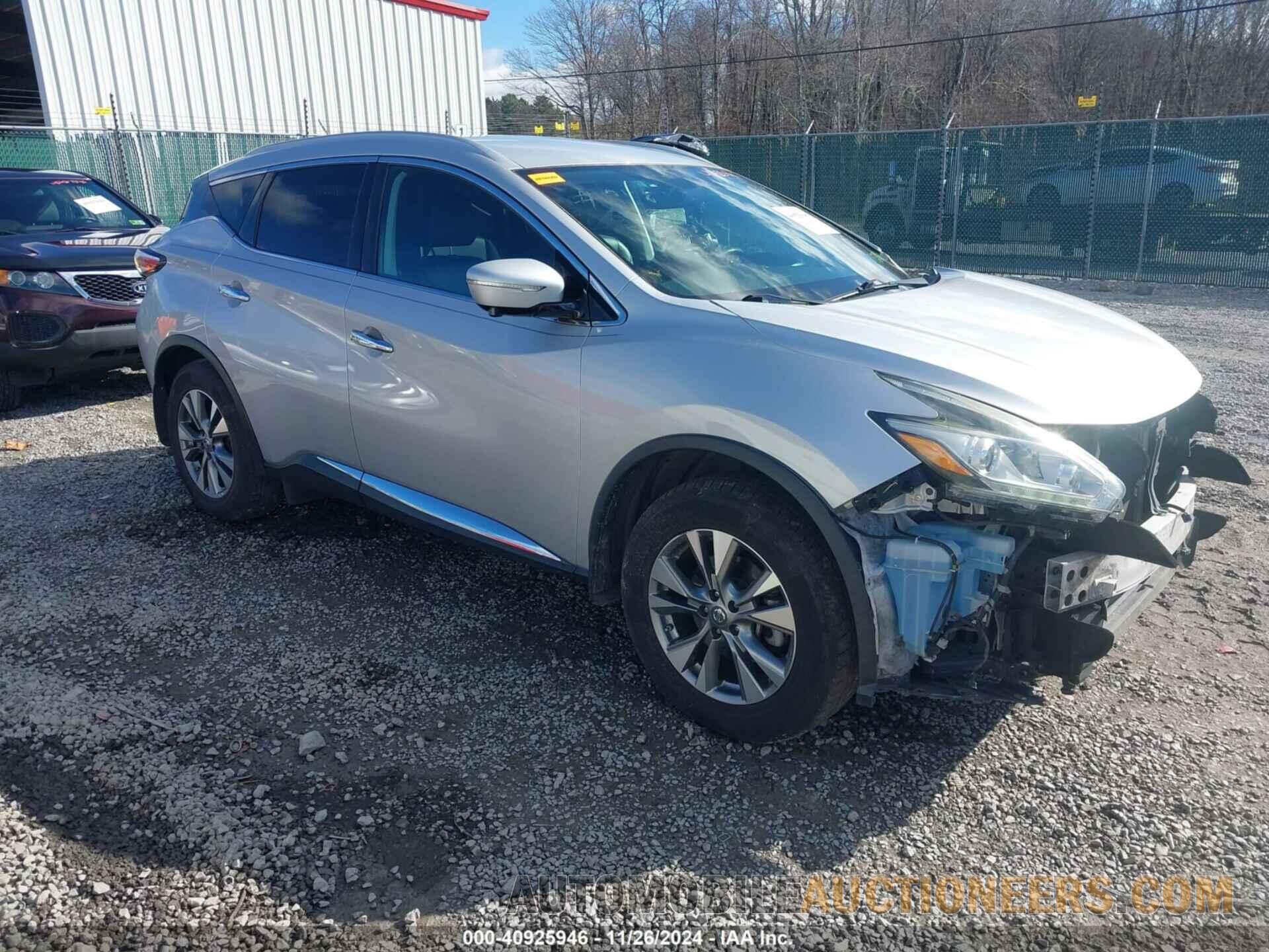 5N1AZ2MGXFN249880 NISSAN MURANO 2015