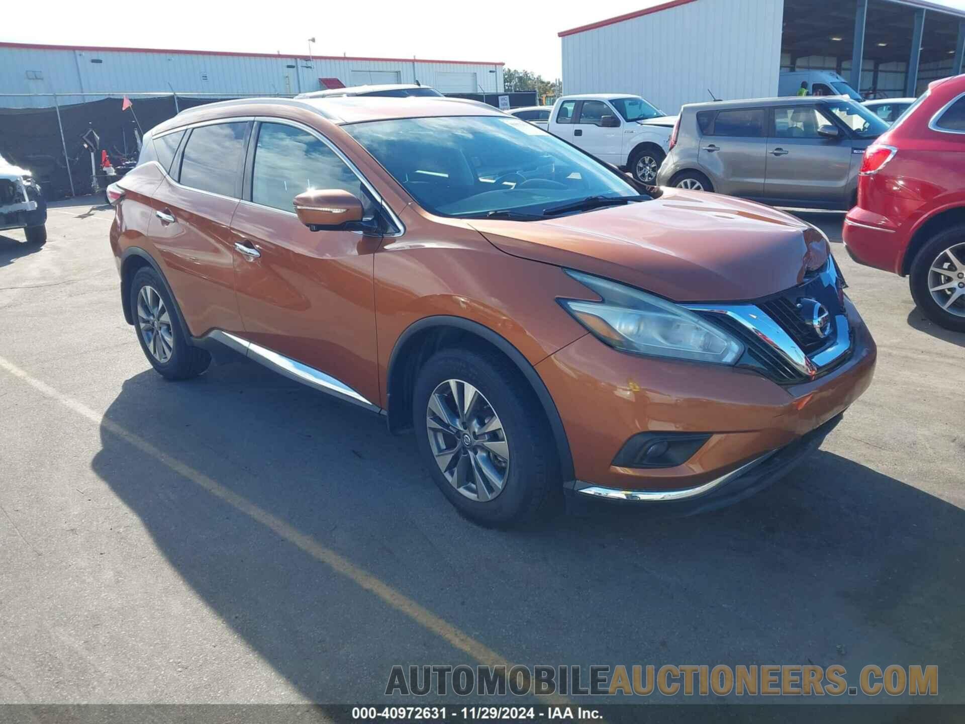 5N1AZ2MGXFN268588 NISSAN MURANO 2015