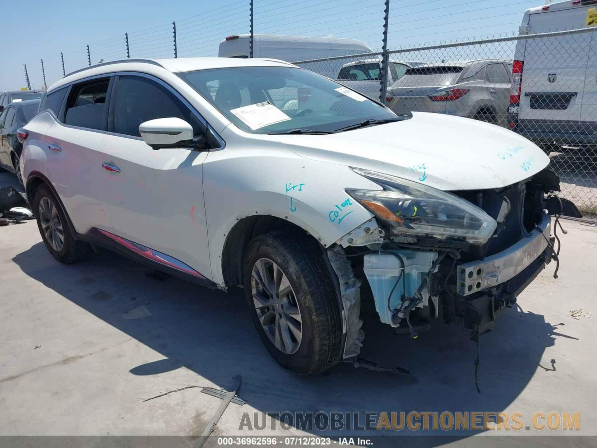 5N1AZ2MGXJN102323 NISSAN MURANO 2018