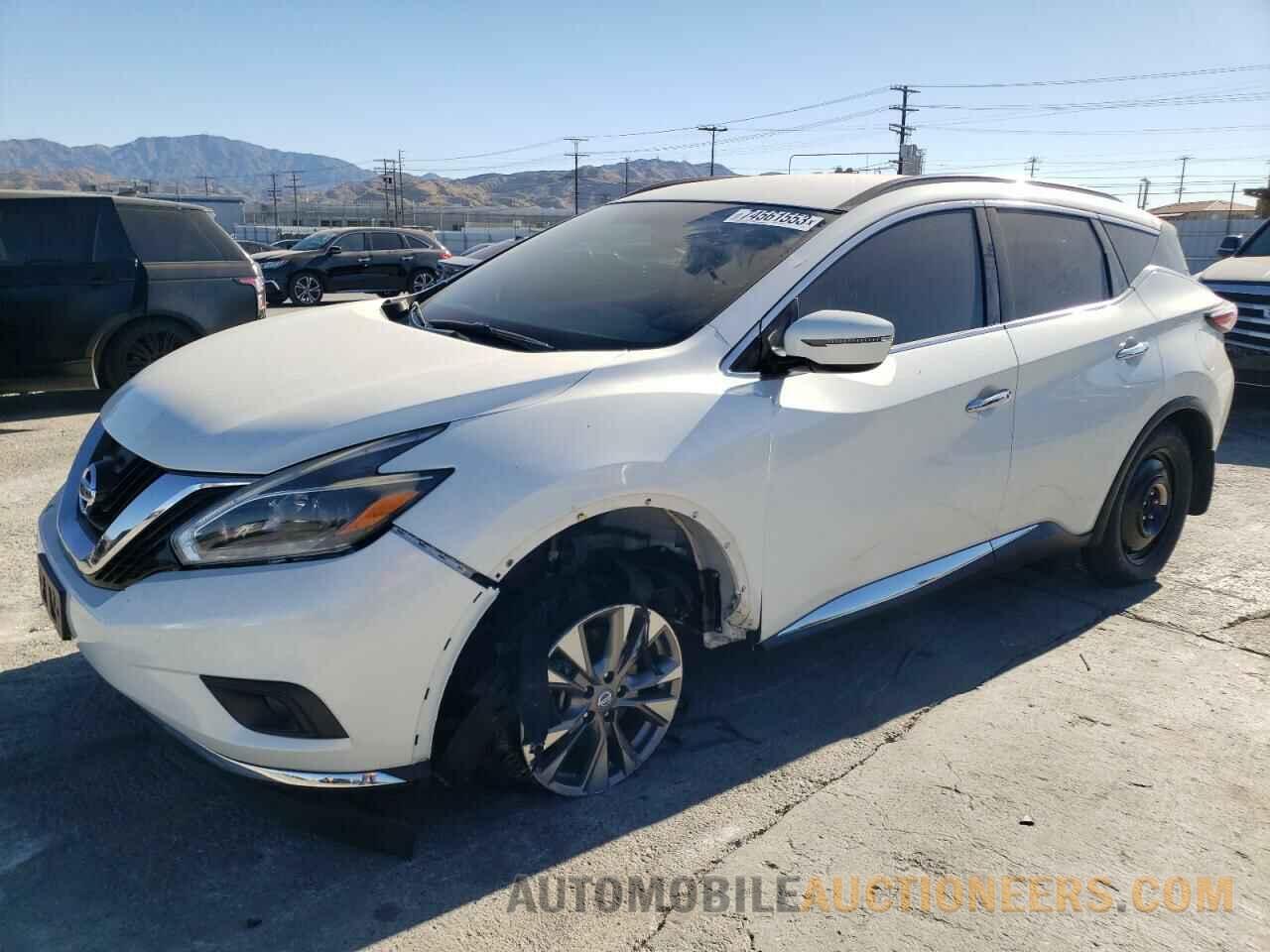 5N1AZ2MGXJN163168 NISSAN MURANO 2018