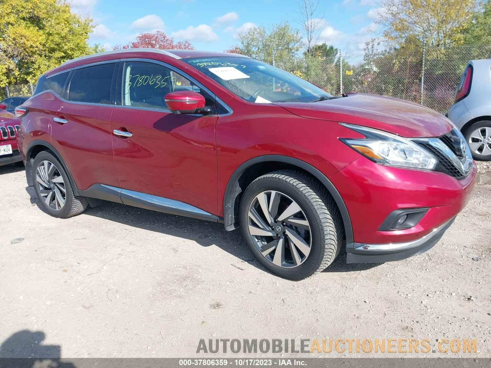 5N1AZ2MGXJN185381 NISSAN MURANO 2018