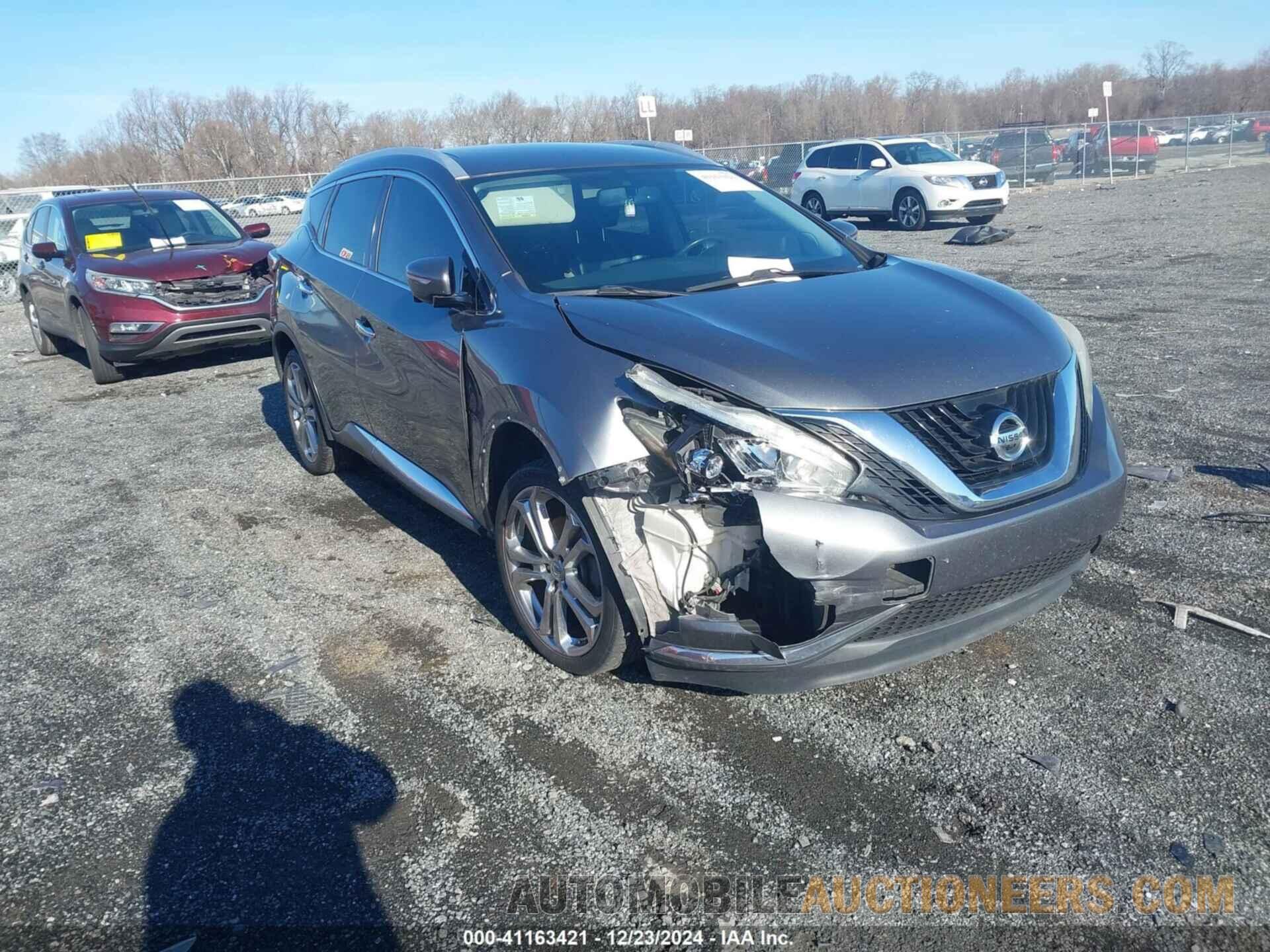 5N1AZ2MH0FN216024 NISSAN MURANO 2015