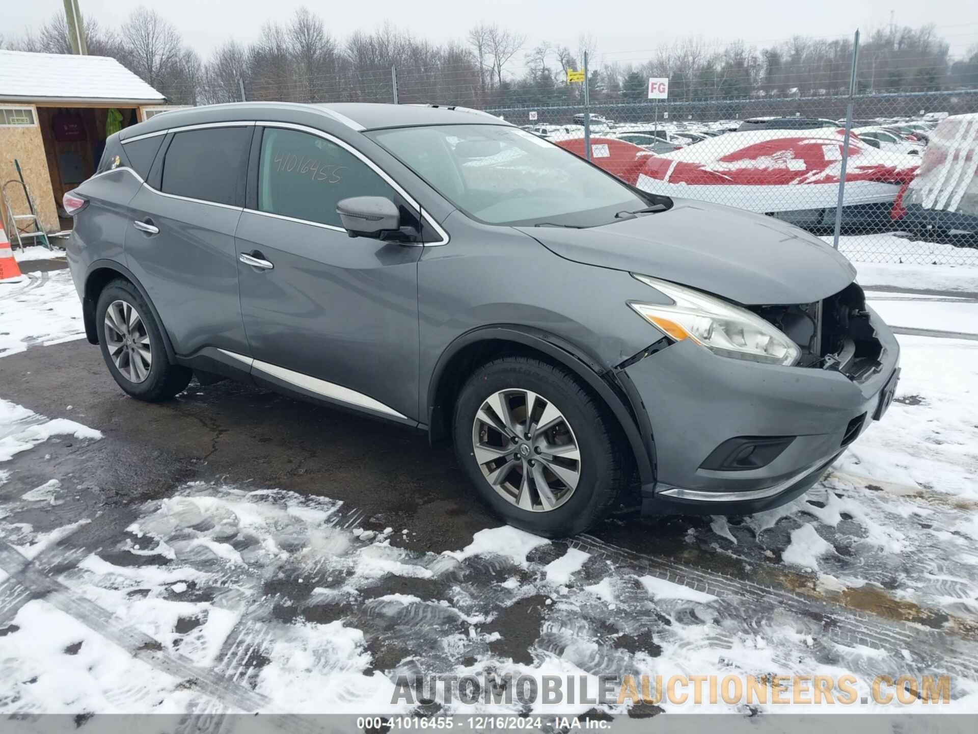 5N1AZ2MH0GN157459 NISSAN MURANO 2016