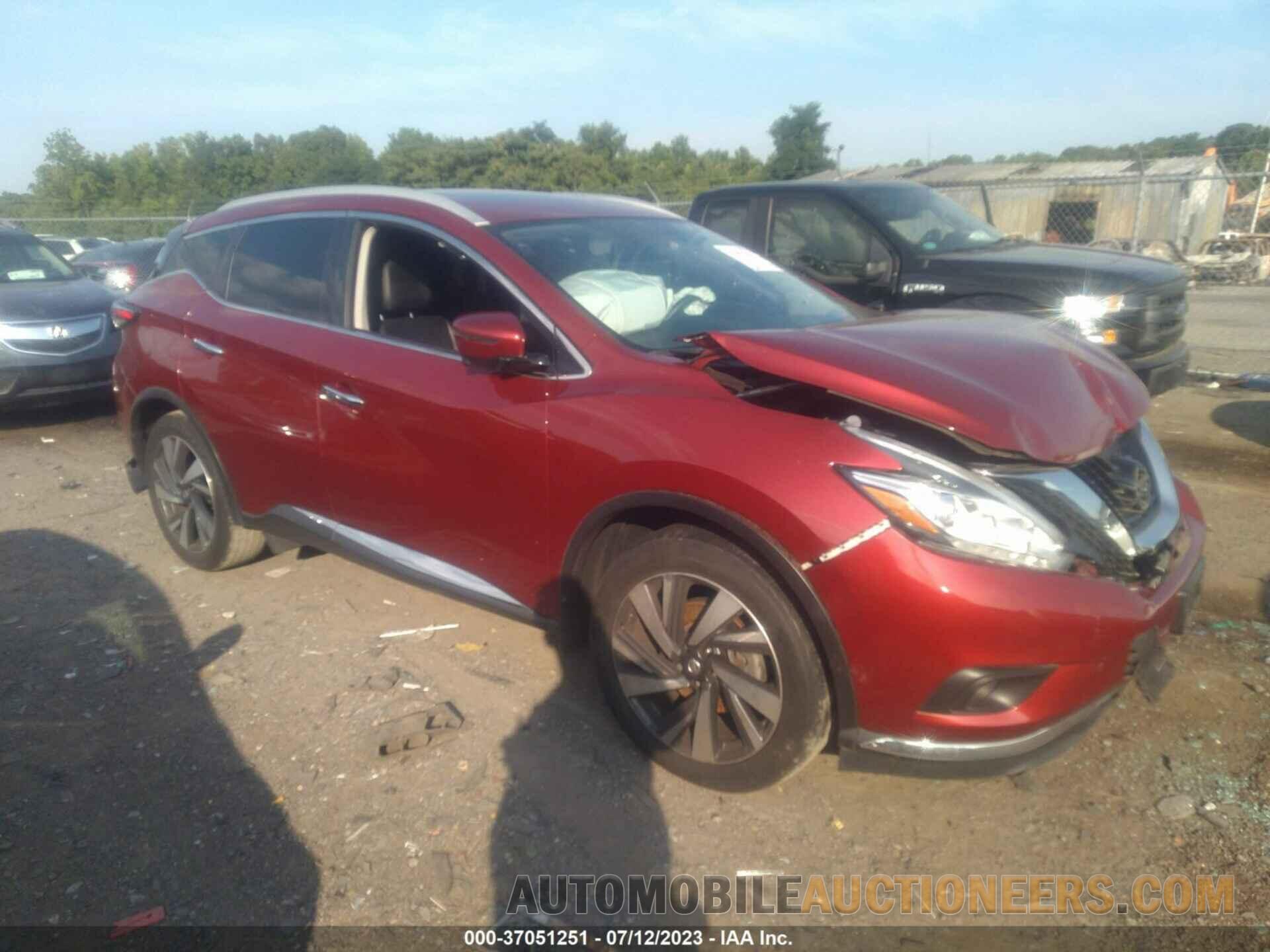 5N1AZ2MH0JN111461 NISSAN MURANO 2018