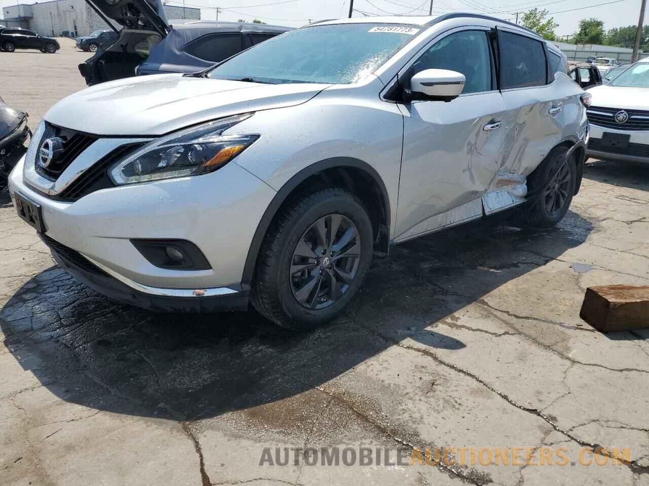 5N1AZ2MH0JN143911 NISSAN MURANO 2018